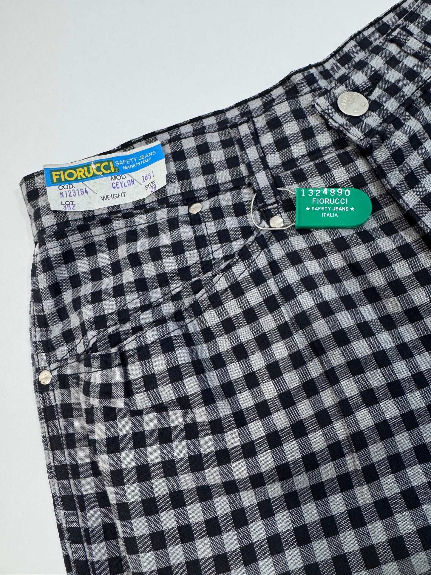 Fiorucci Deadstock Checkered Pants (Copy)