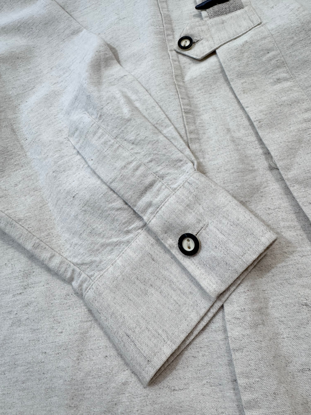 Camicia Trachten in Cotone e Lino