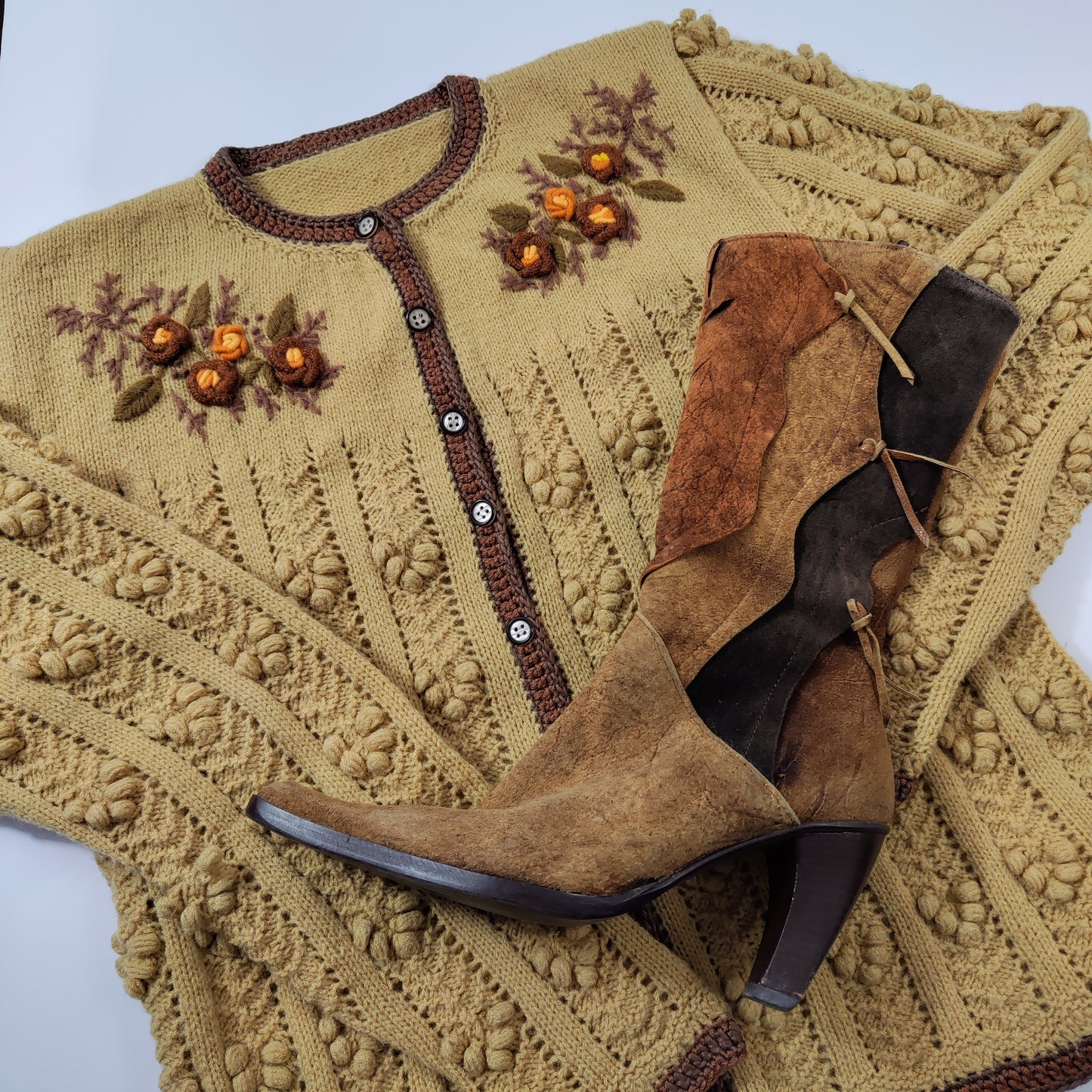 Vintage Suede Boots