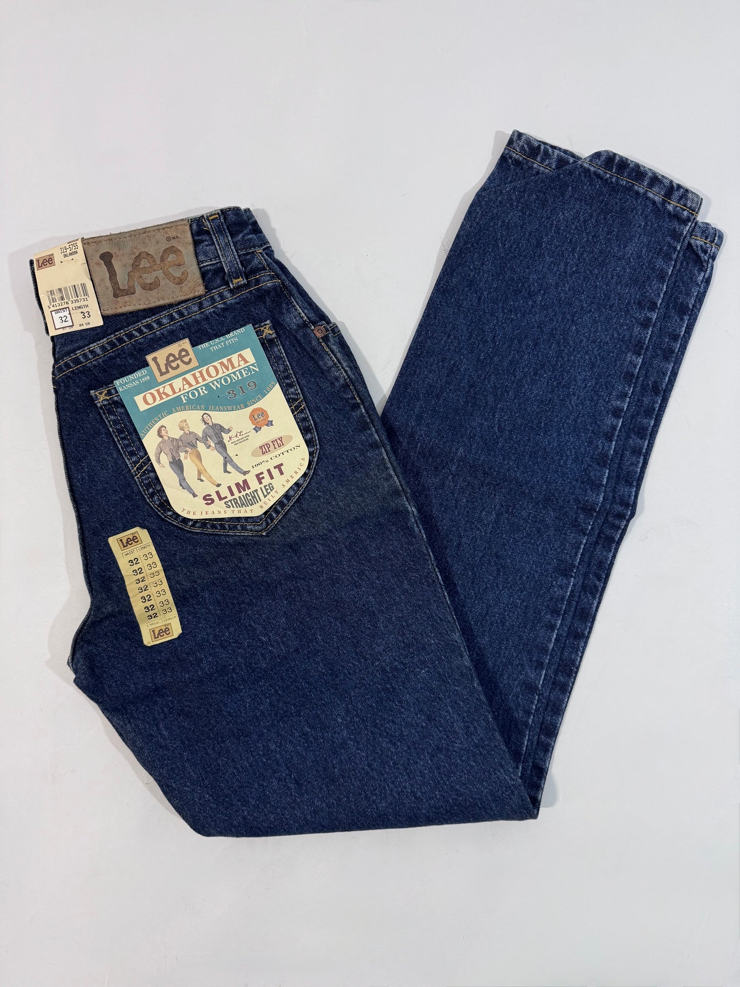 Lee Oklahoma Deadstock Jeans - Dark Wash - Size 32-33