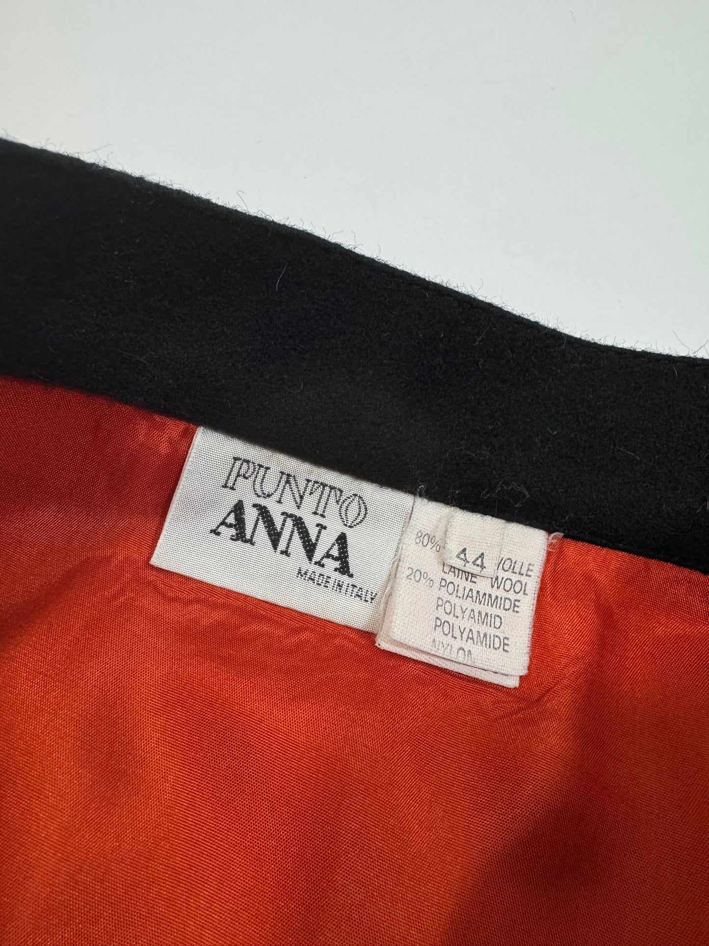 Vintage Wool Embroidered Skirt