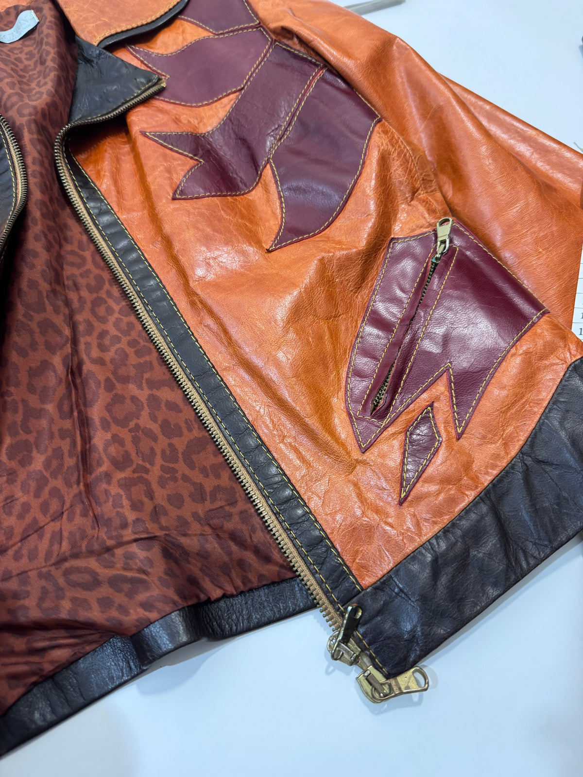 Y2K Western Leather Jacket