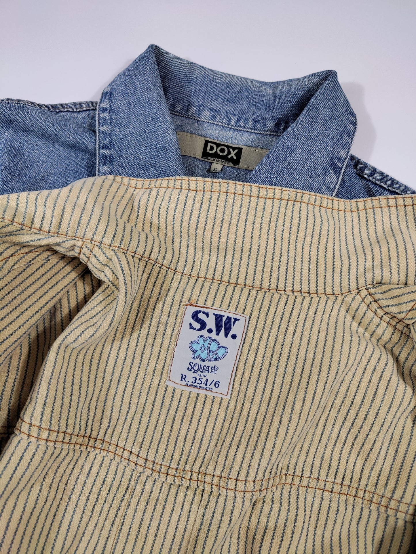 Vintage Denim Cropped Jacket