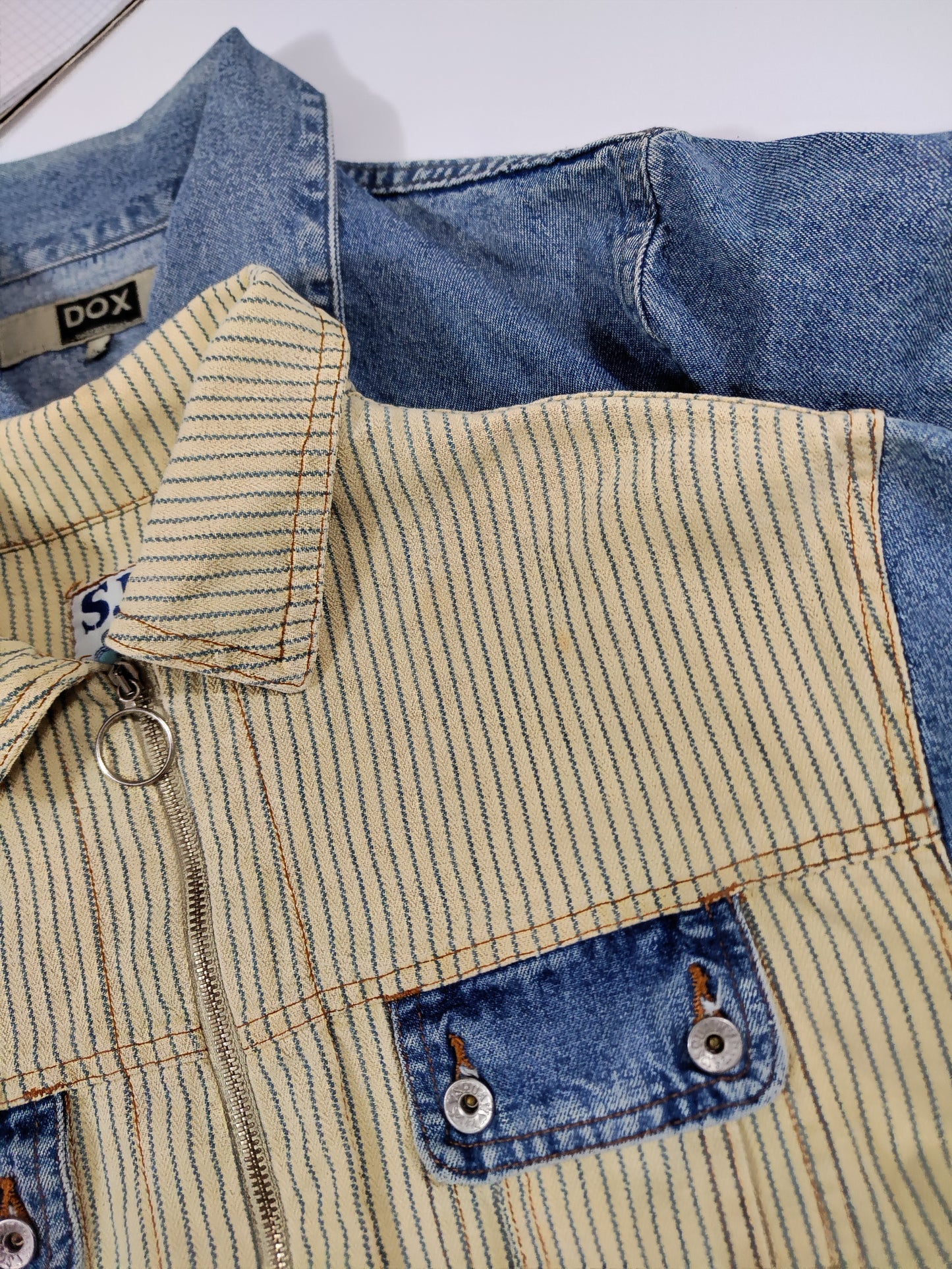 Vintage Denim Cropped Jacket