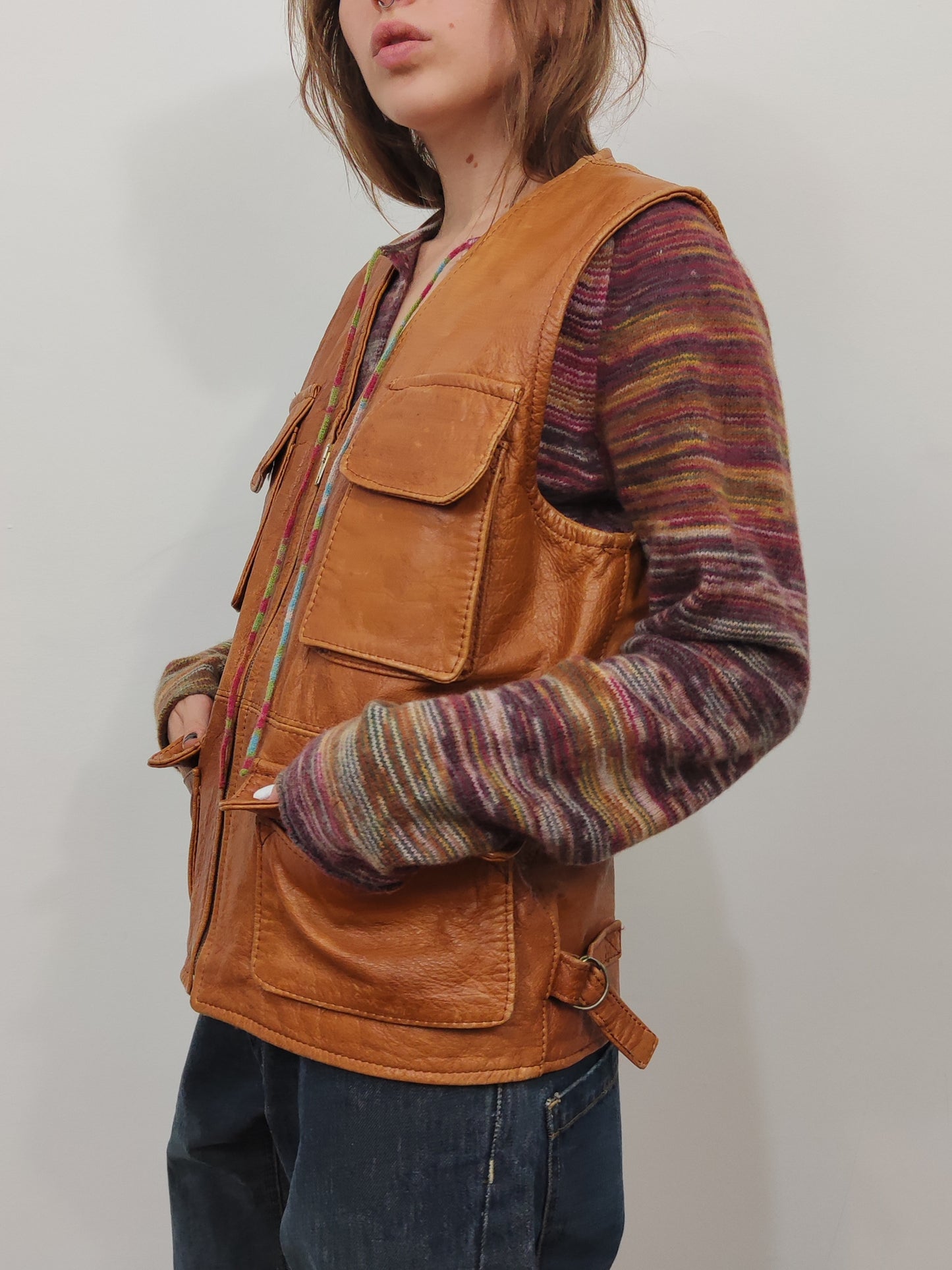 Vintage Leather Vest