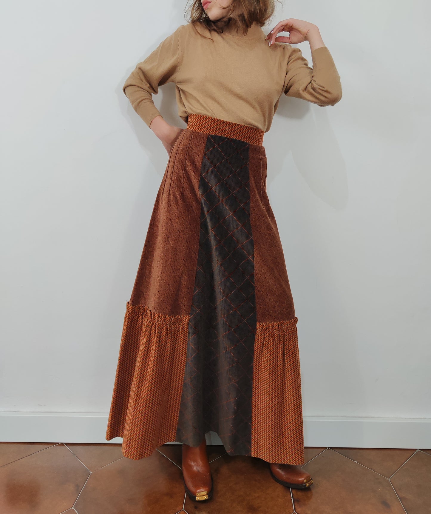 Fiorucci Vintage Velour Skirt