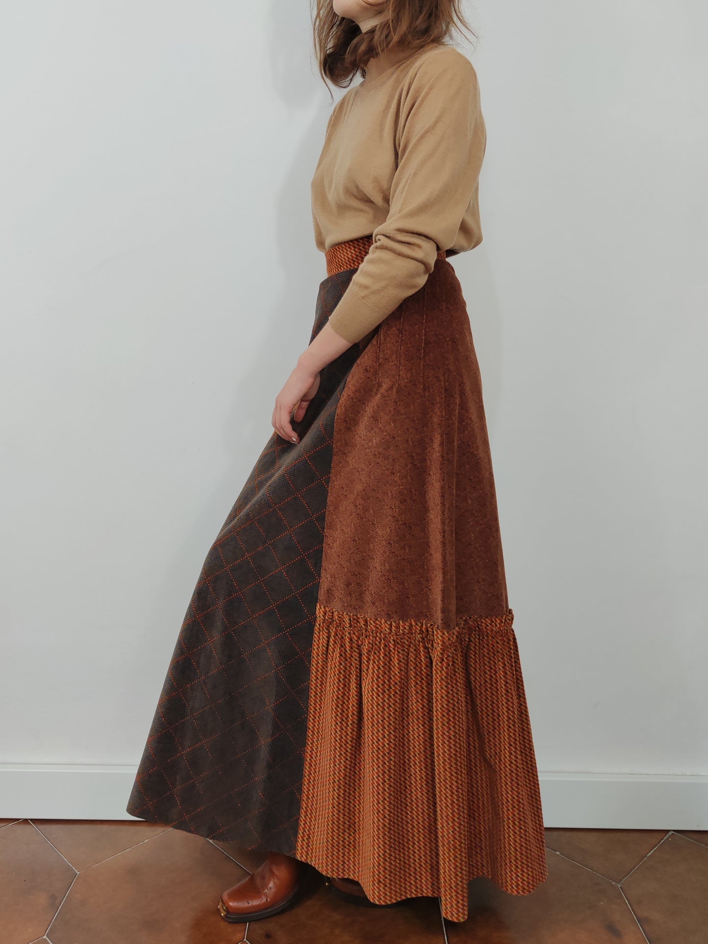 Fiorucci Vintage Velour Skirt