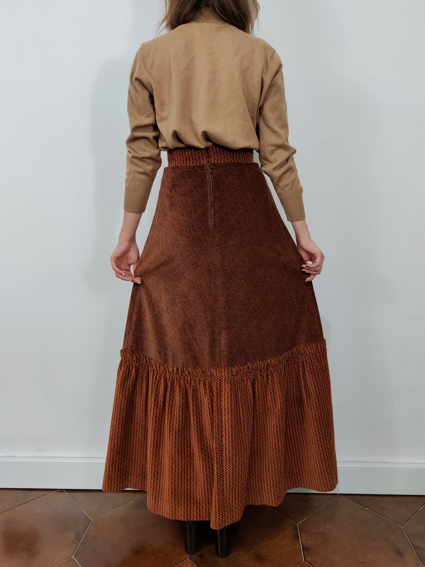 Fiorucci Vintage Velour Skirt