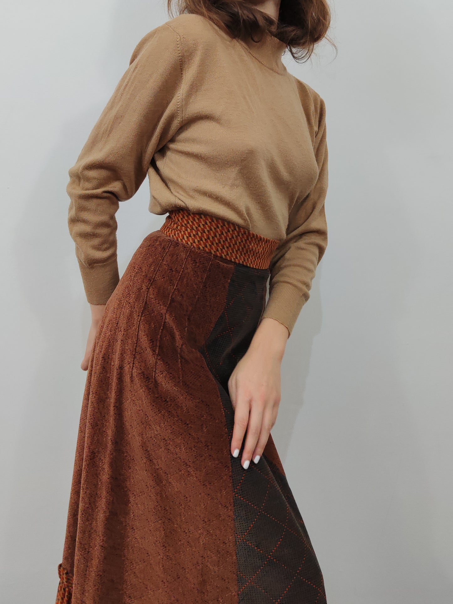 Fiorucci Vintage Velour Skirt