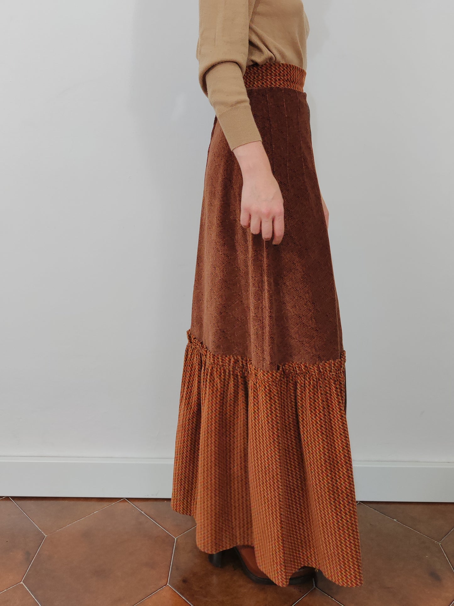 Fiorucci Vintage Velour Skirt