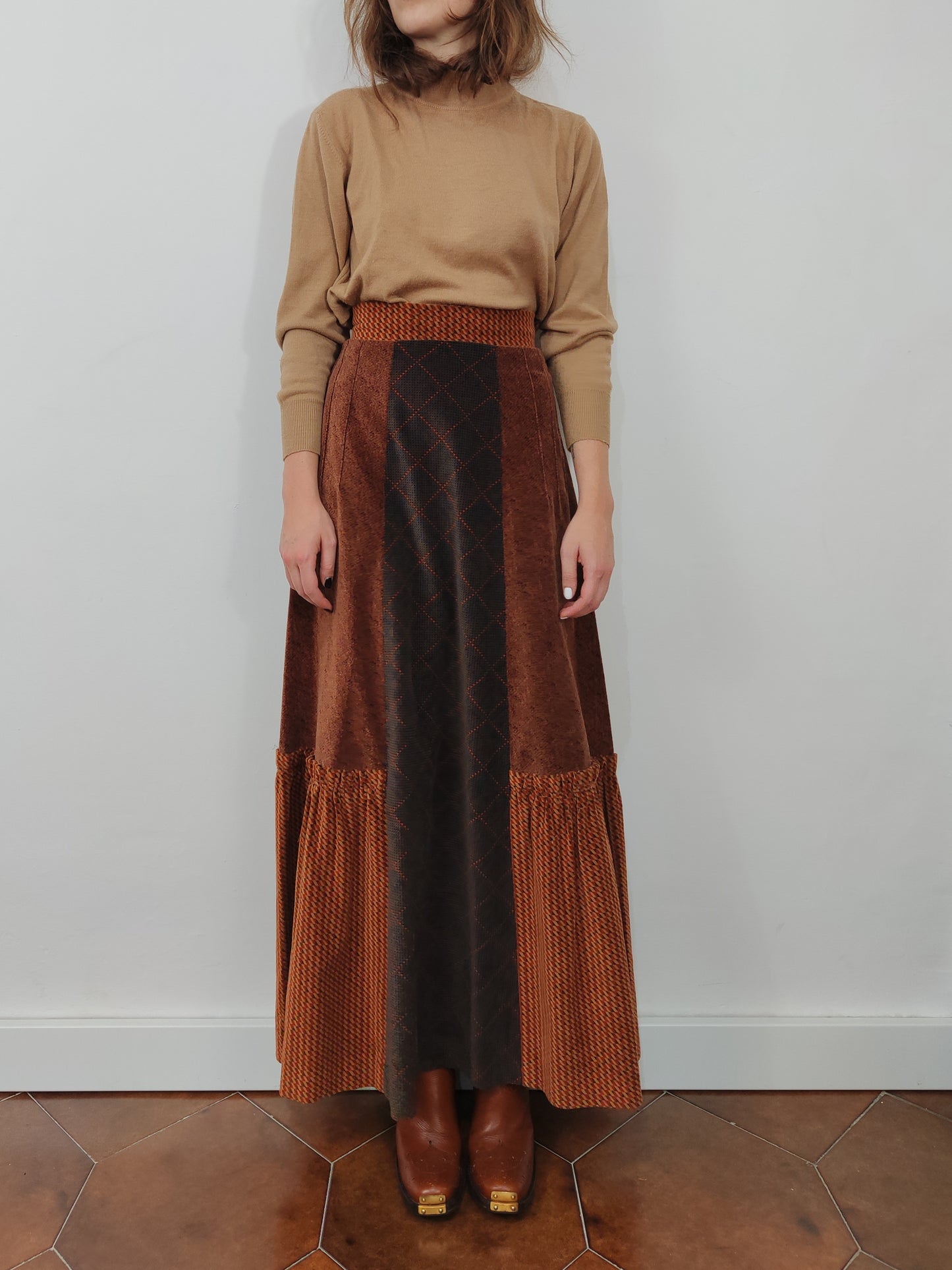 Fiorucci Vintage Velour Skirt