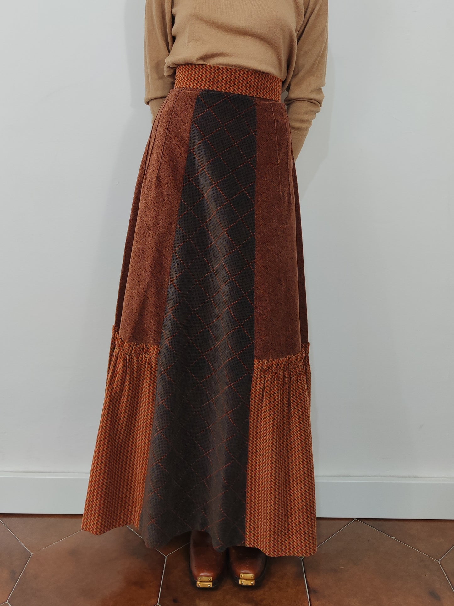 Fiorucci Vintage Velour Skirt