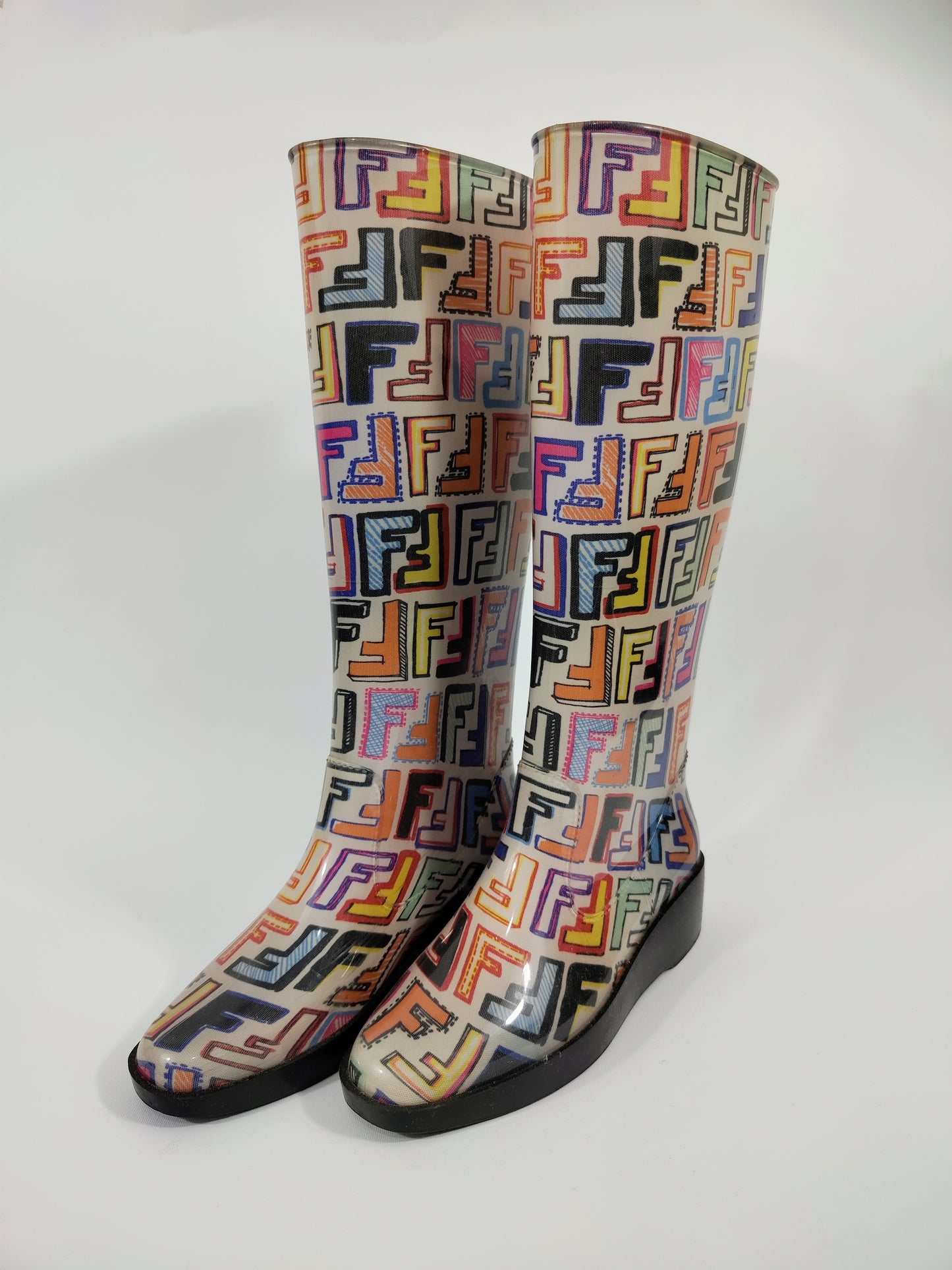 Fendi Monogram Rainboots