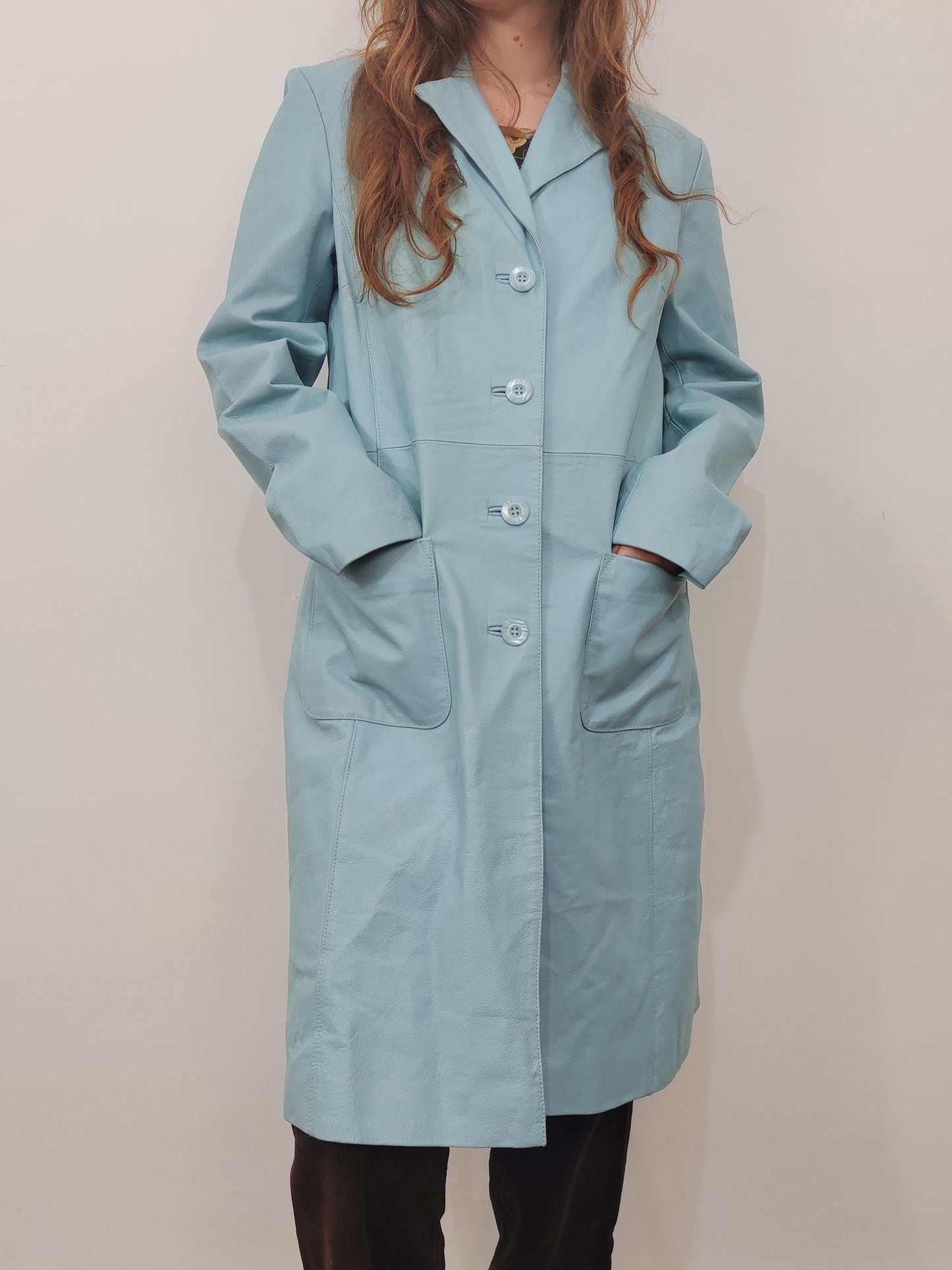 Vintage Leather Trench