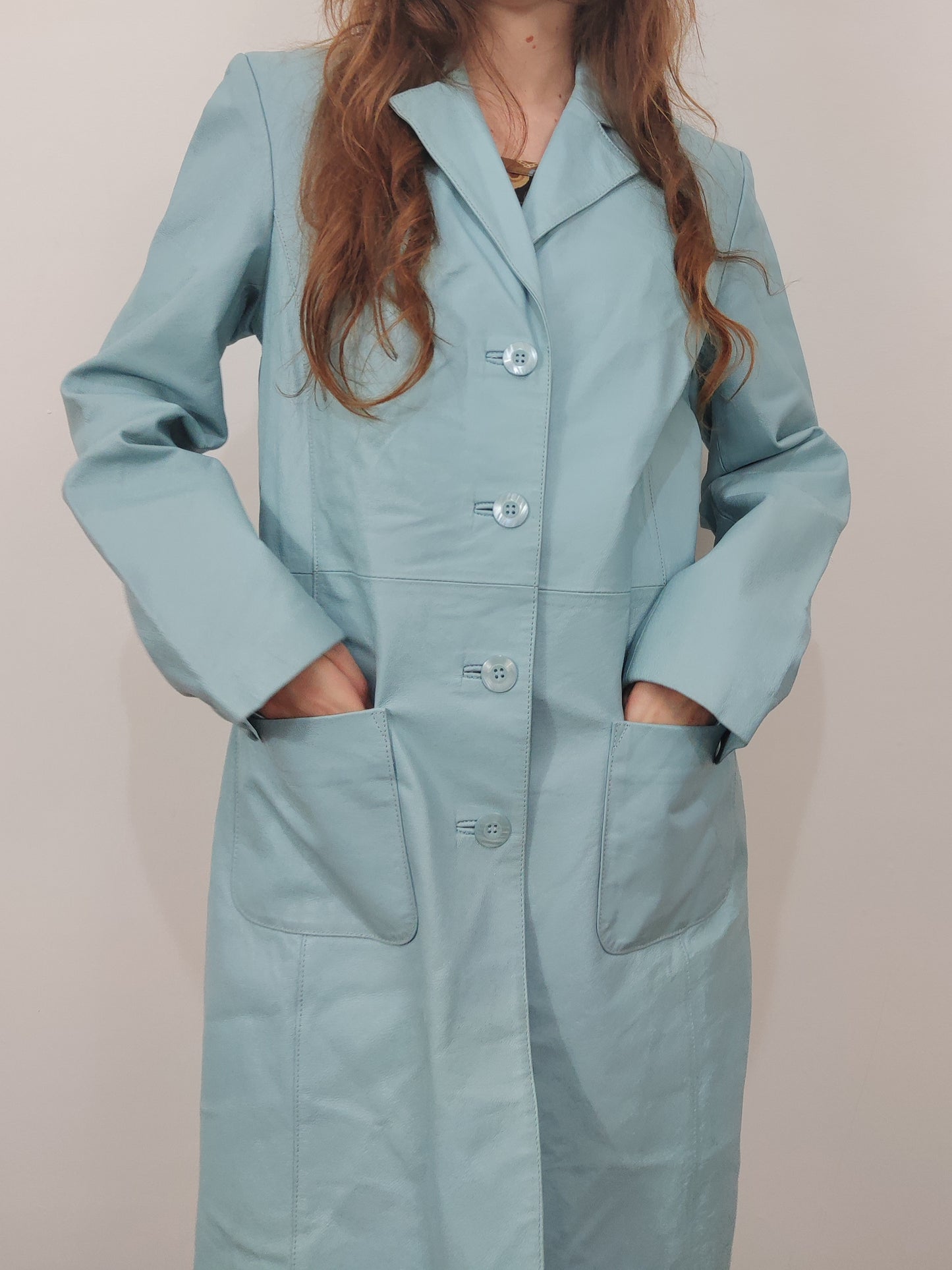 Vintage Leather Trench