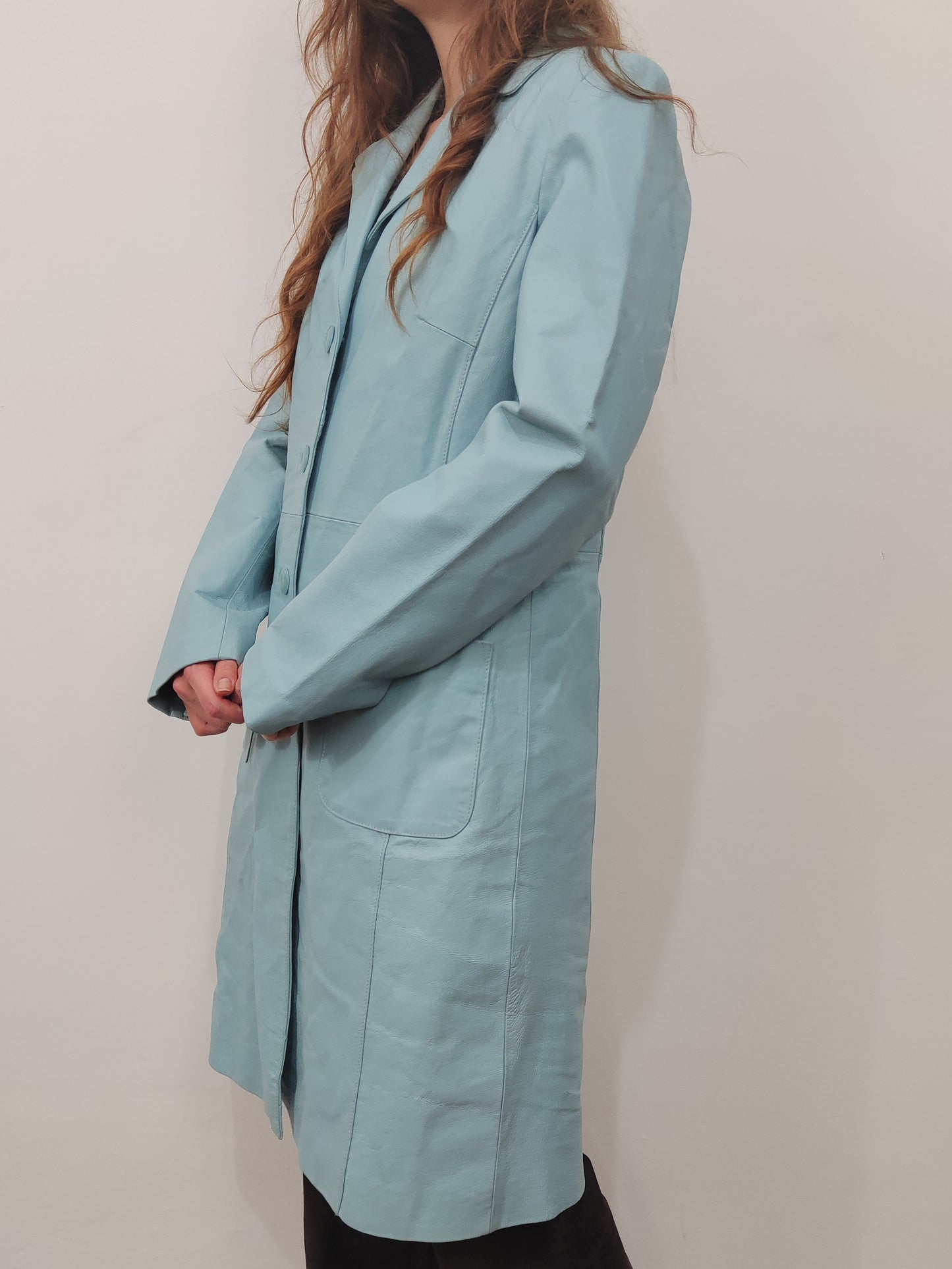 Vintage Leather Trench