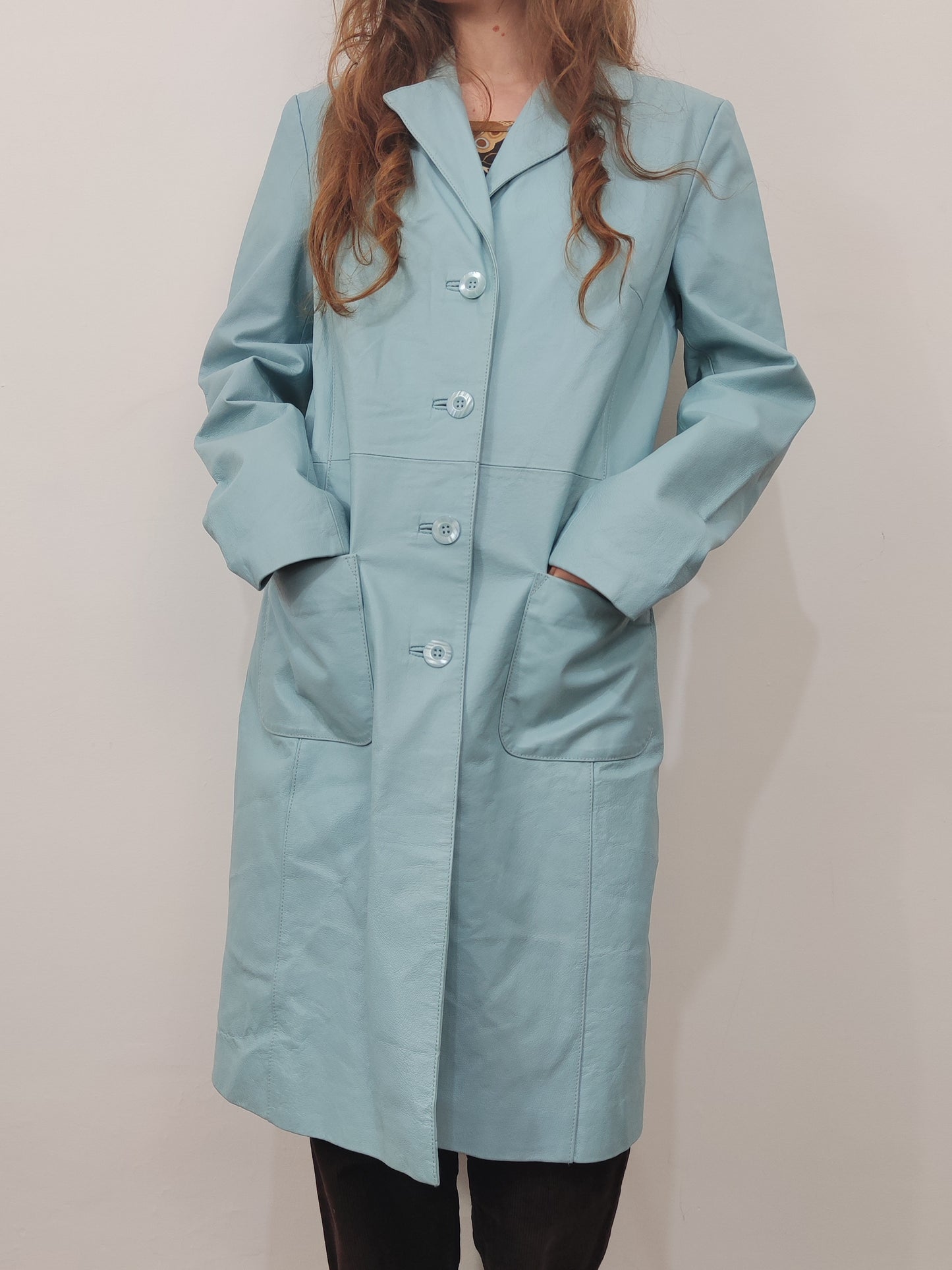 Vintage Leather Trench