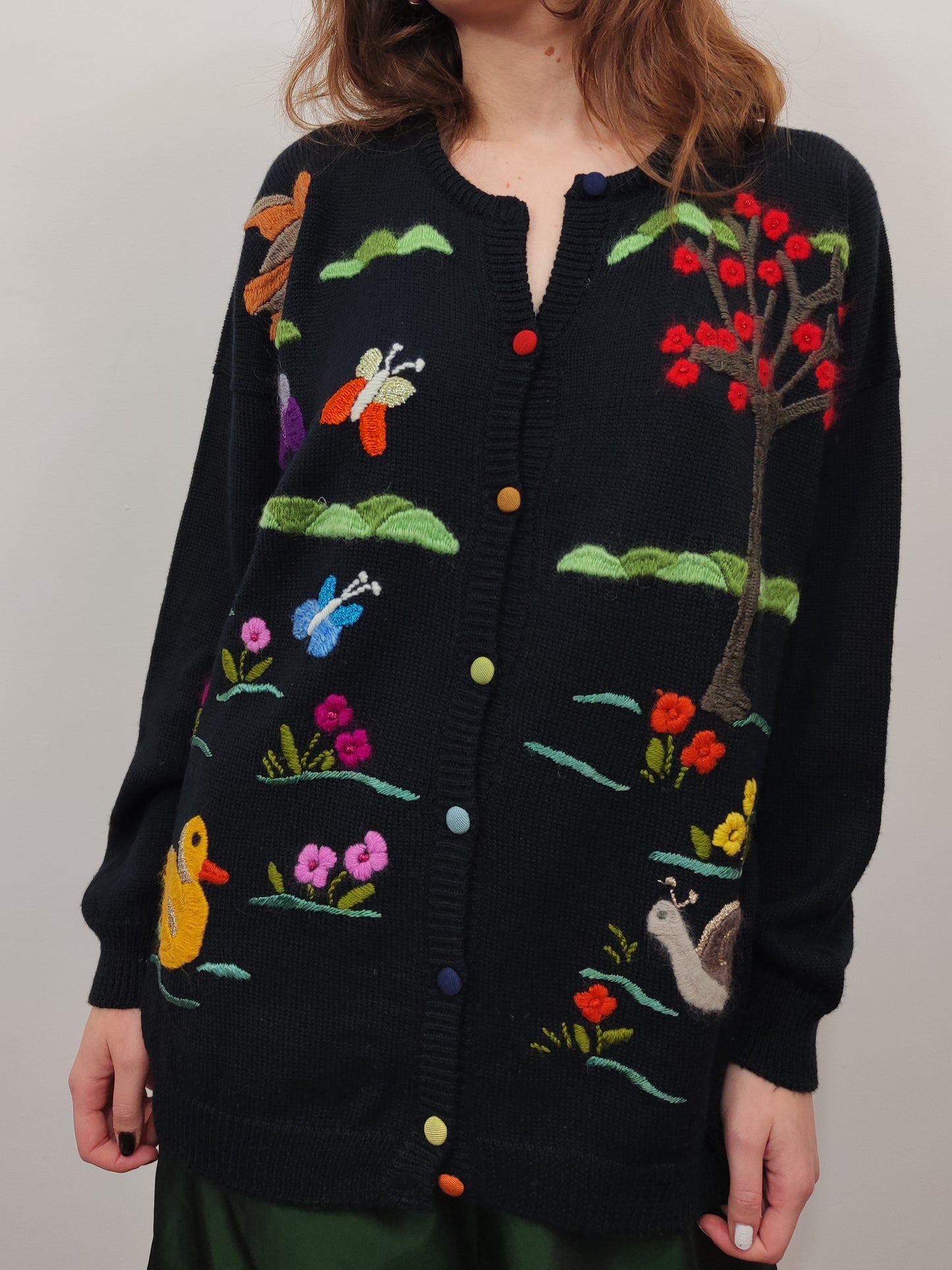 Vintage Embroidered Cardigan