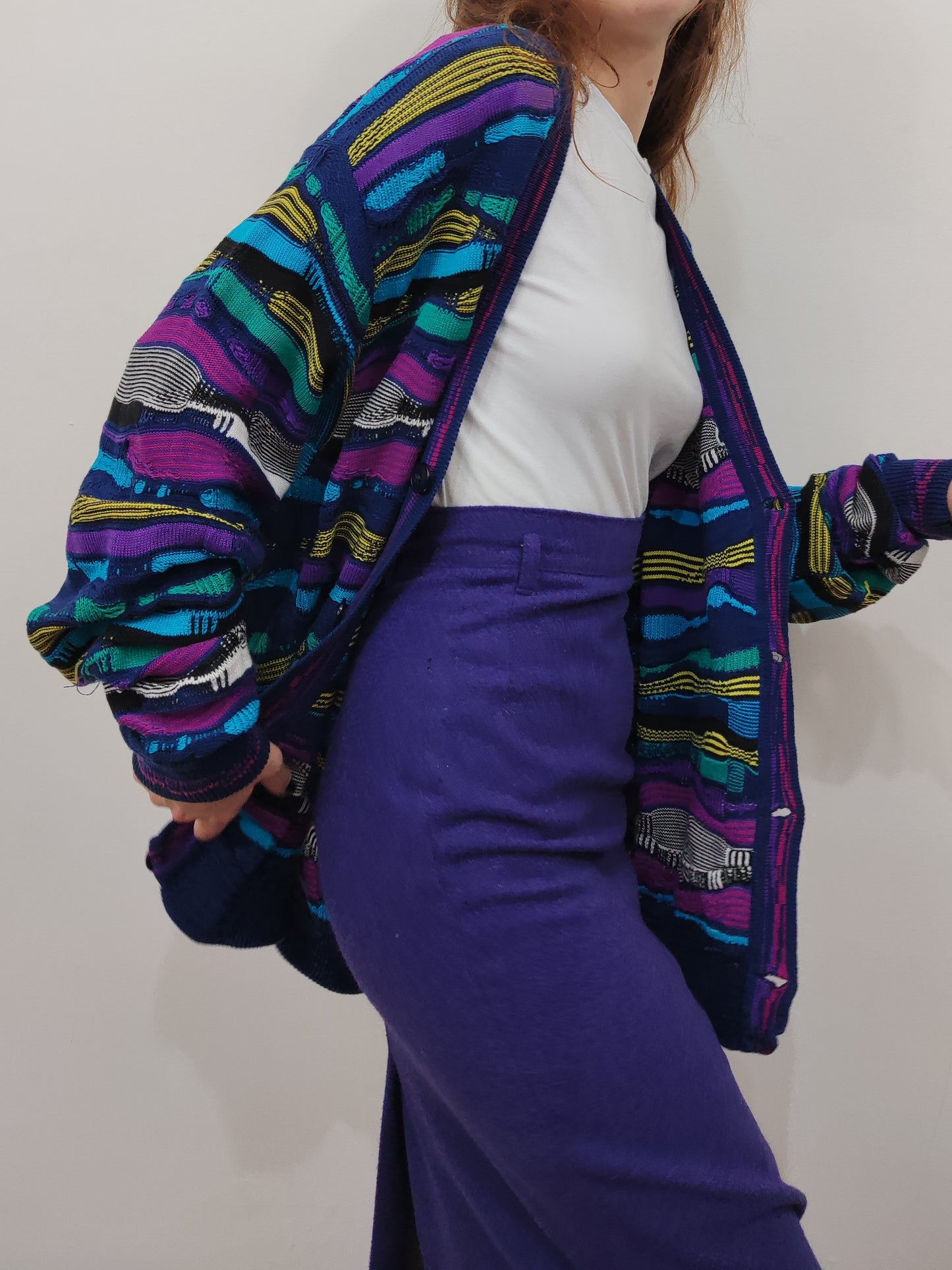 Conte of Florence 100% Cotton Vintage Cardigan
