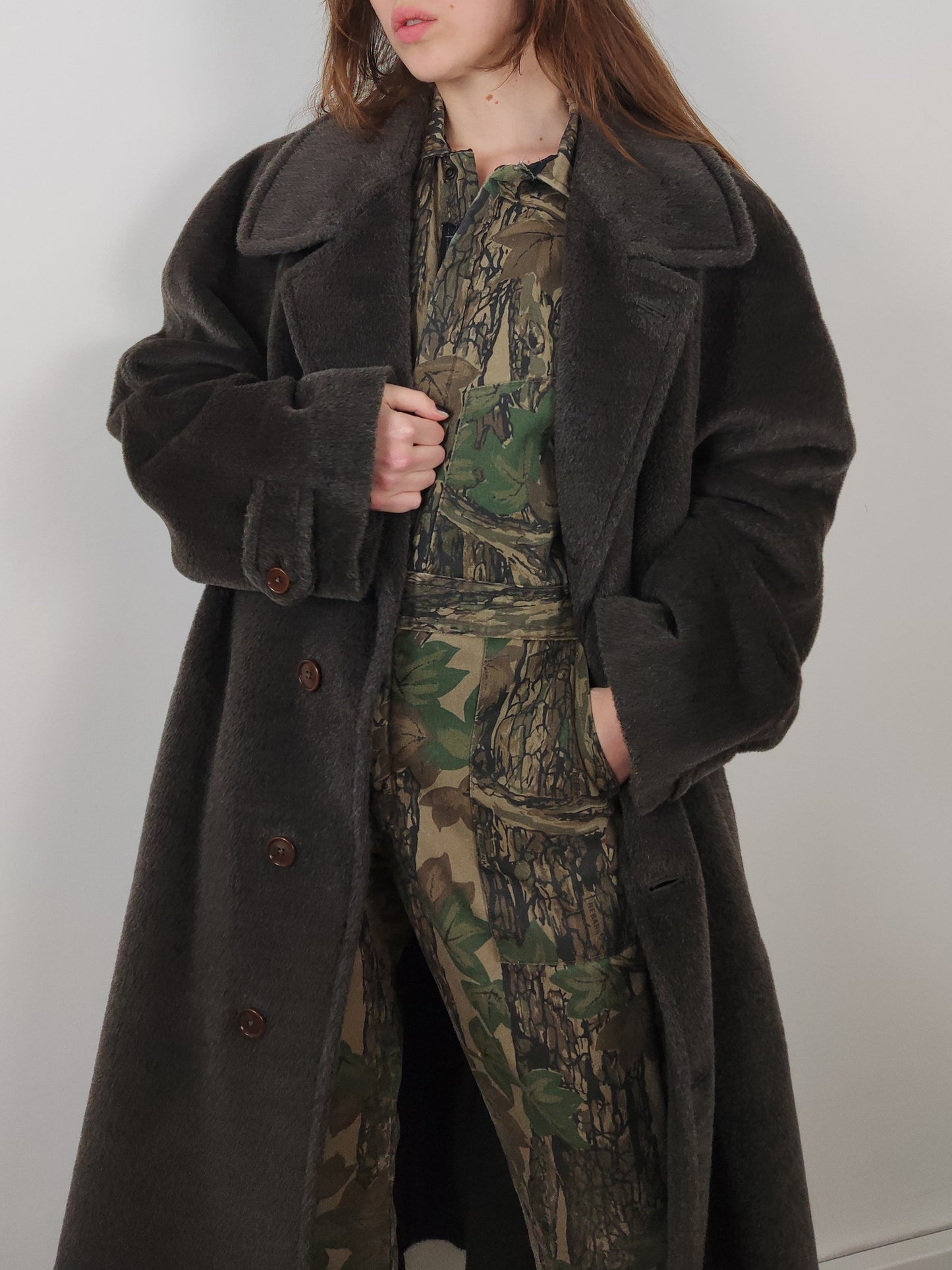 100% Virgin Wool Maxi Coat