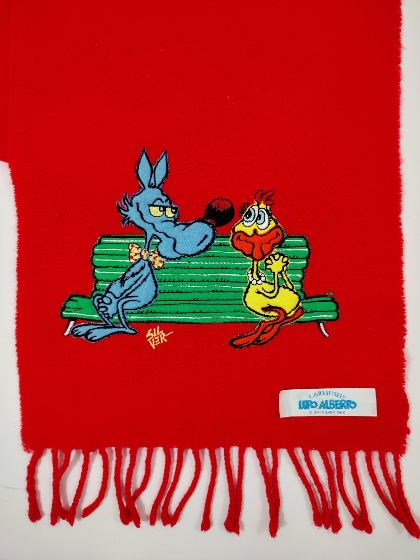 1993 Cartiush Lupo Alberto Maxi Scarf