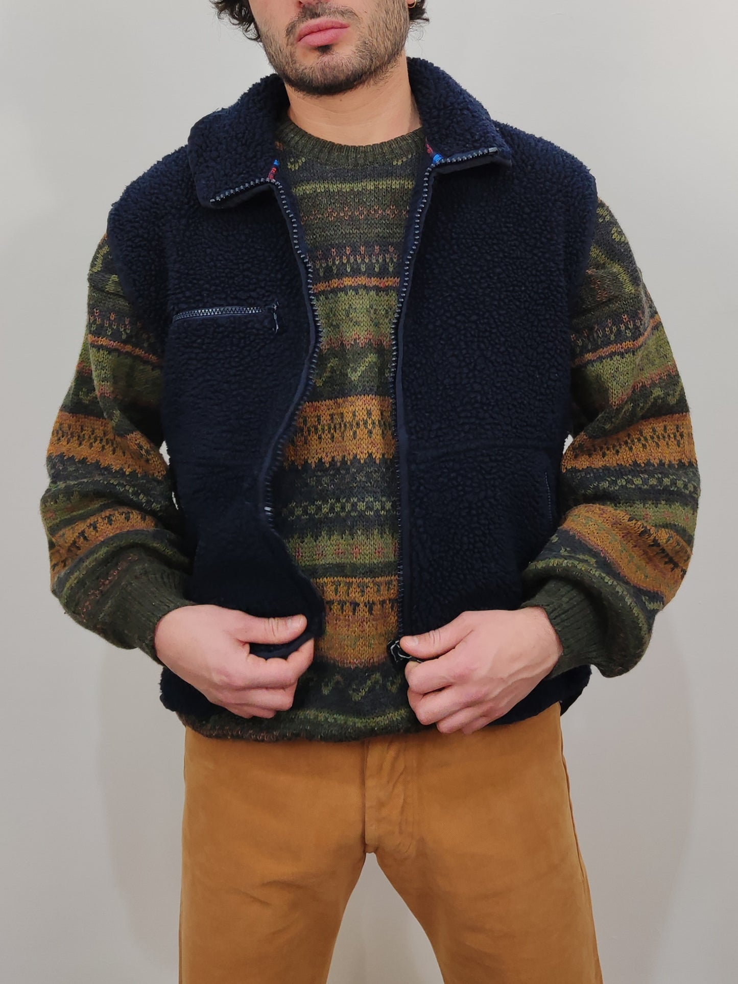 Vintage Sherpa Gilet