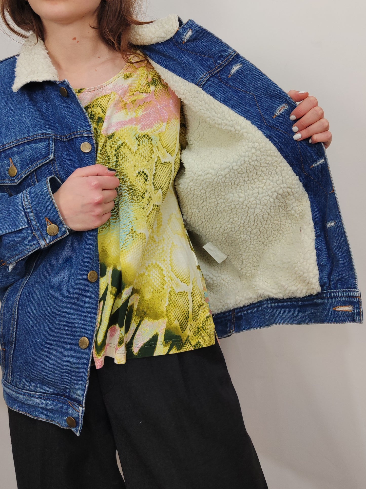 Sherpa Denim Jacket