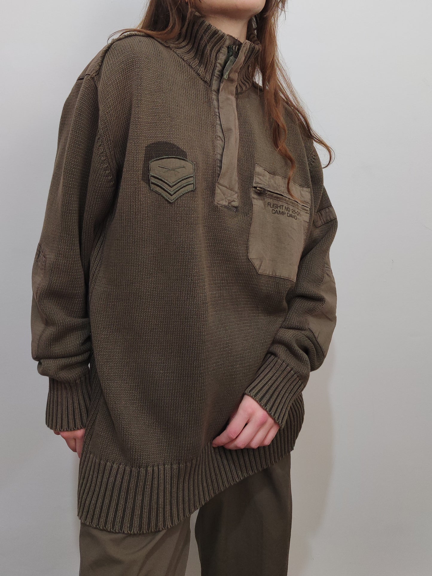 Woolly-Pully Military Jumper