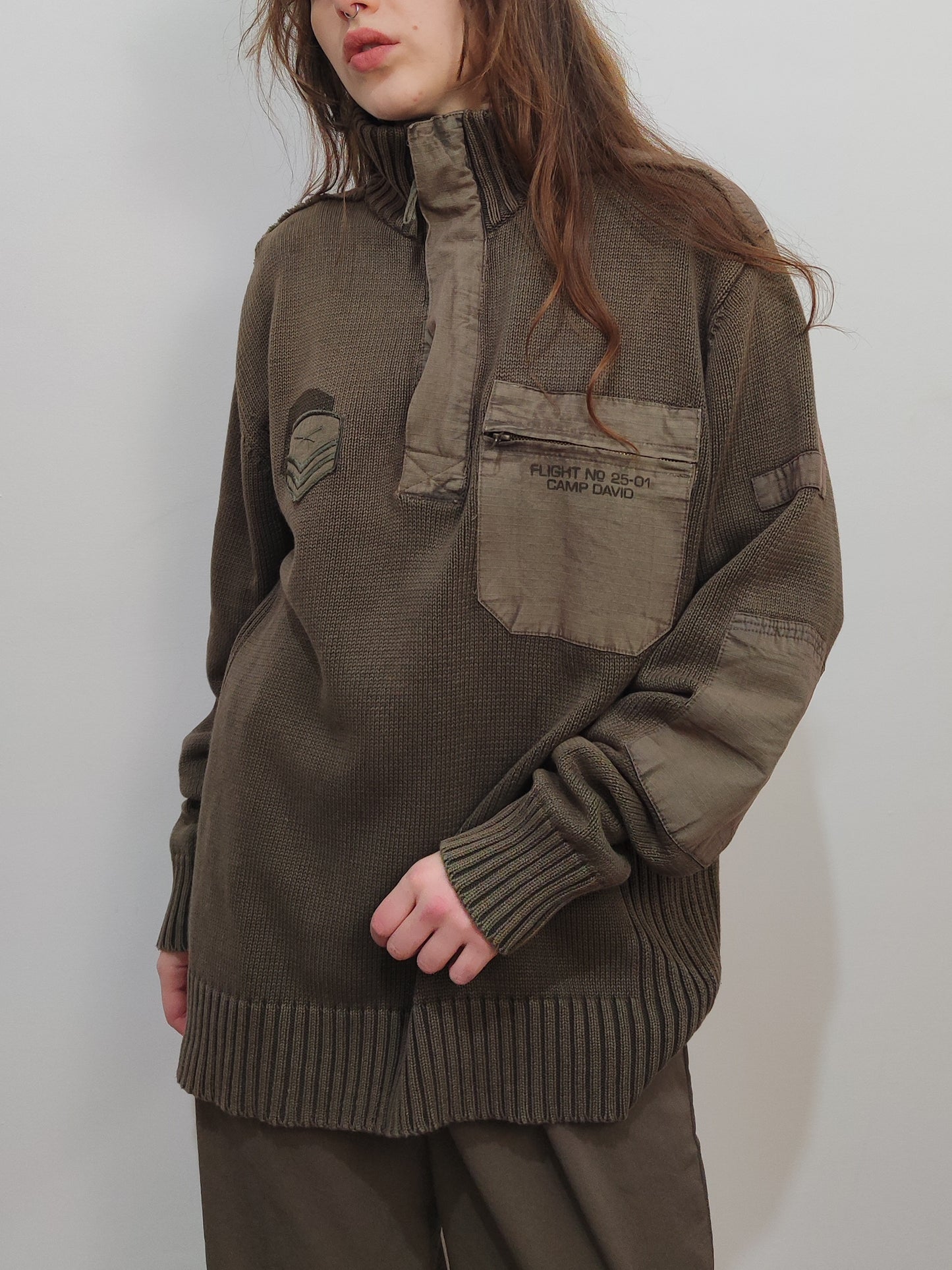 Woolly-Pully Military Jumper