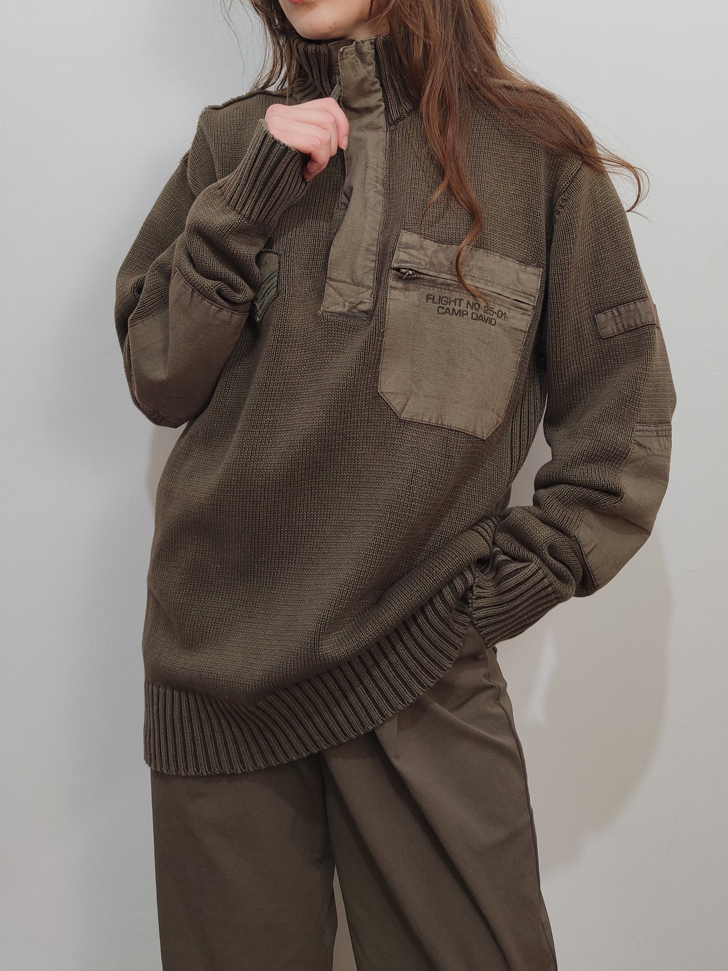 Woolly-Pully Military Jumper