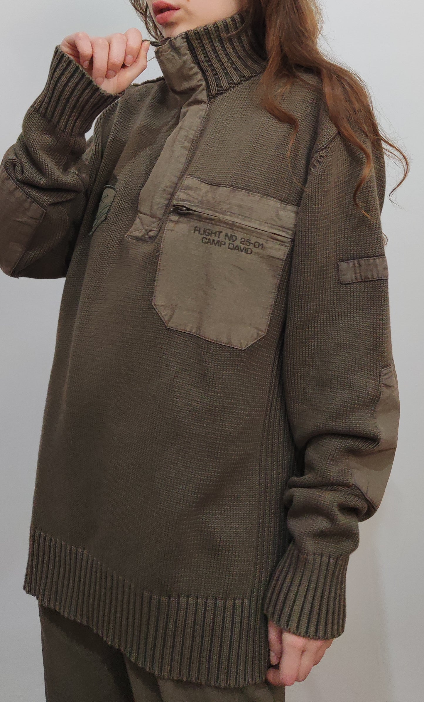 Woolly-Pully Military Jumper