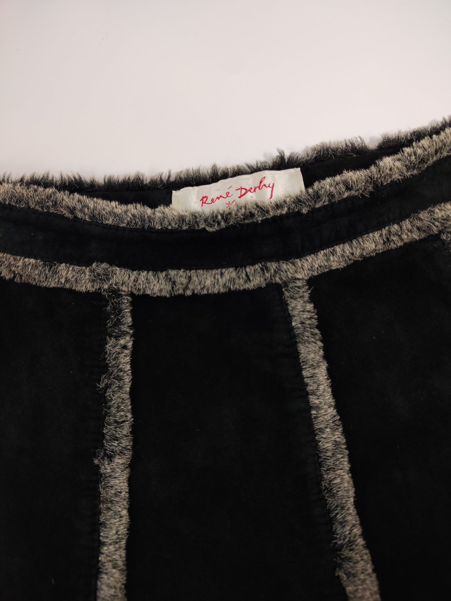 Vintage Leather Long Skirt