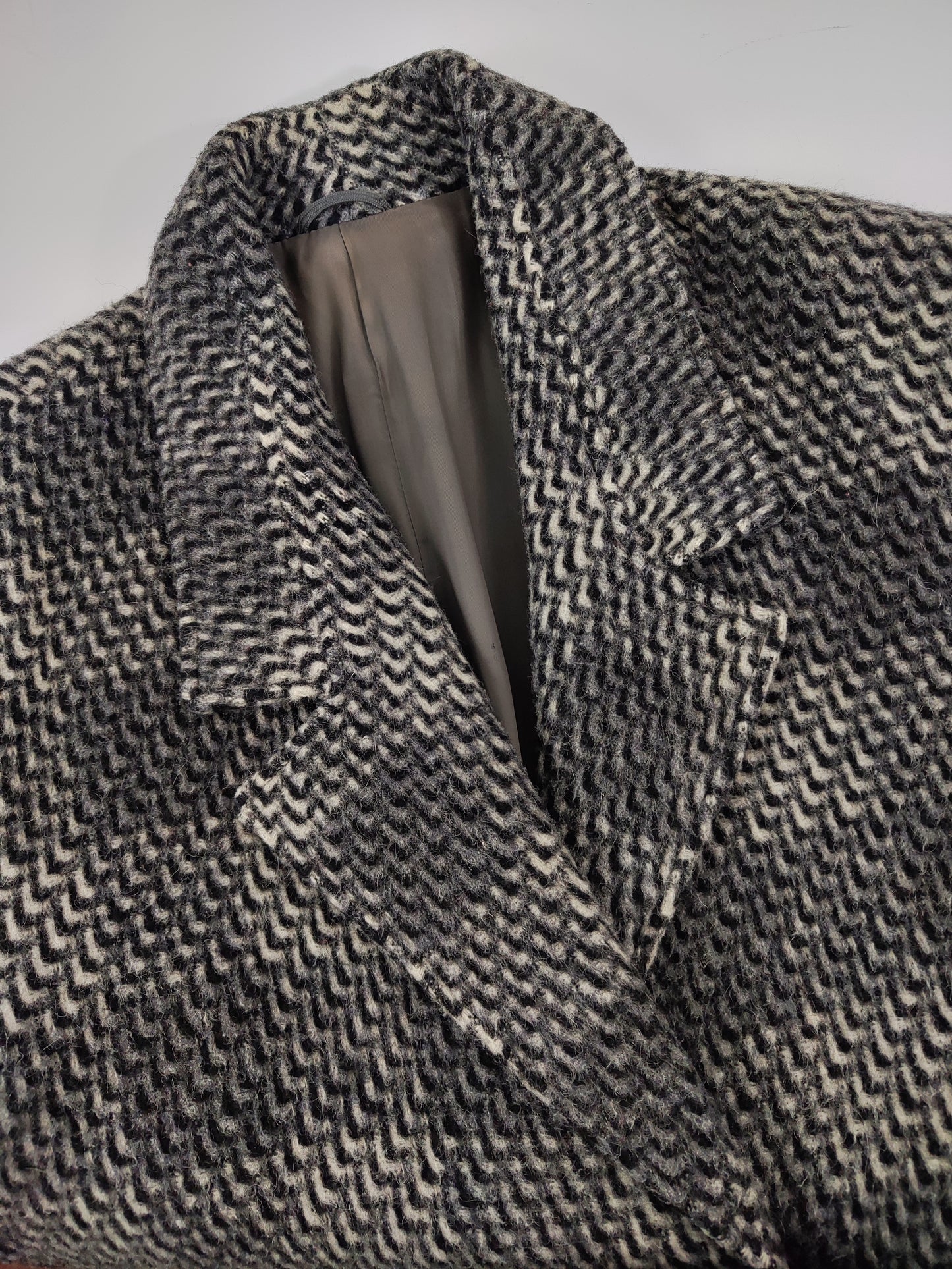 Vintage Wool Blend Optical Coat