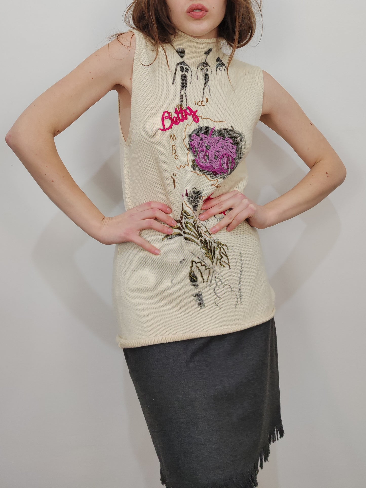 Iceberg History Gilmar Betty Boop Vintage Gilet