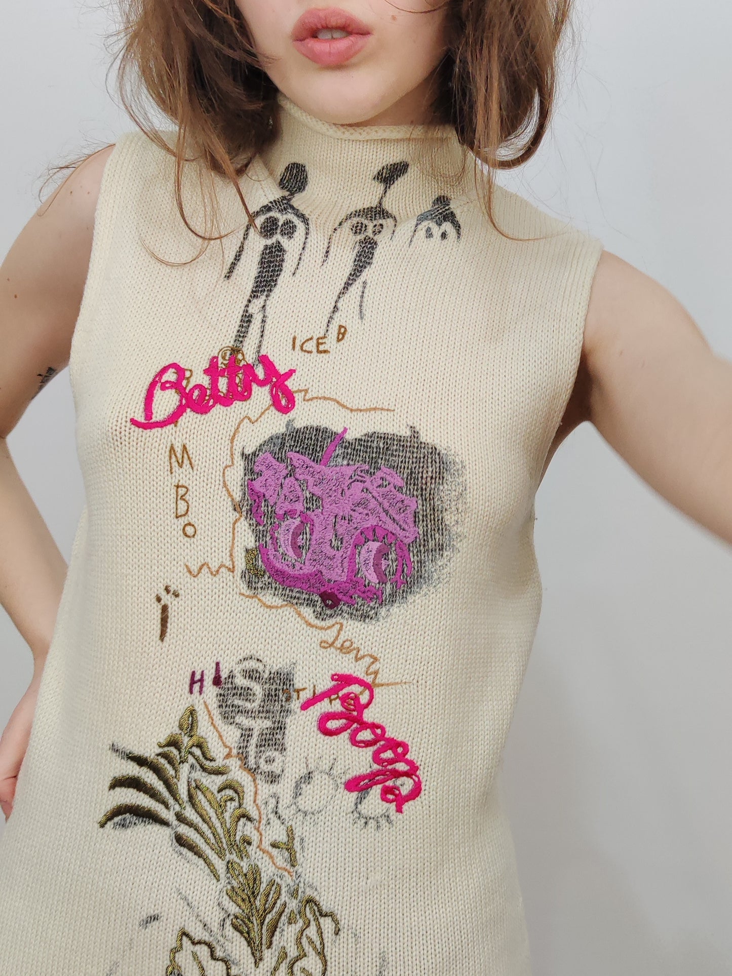 Iceberg History Gilmar Betty Boop Vintage Gilet