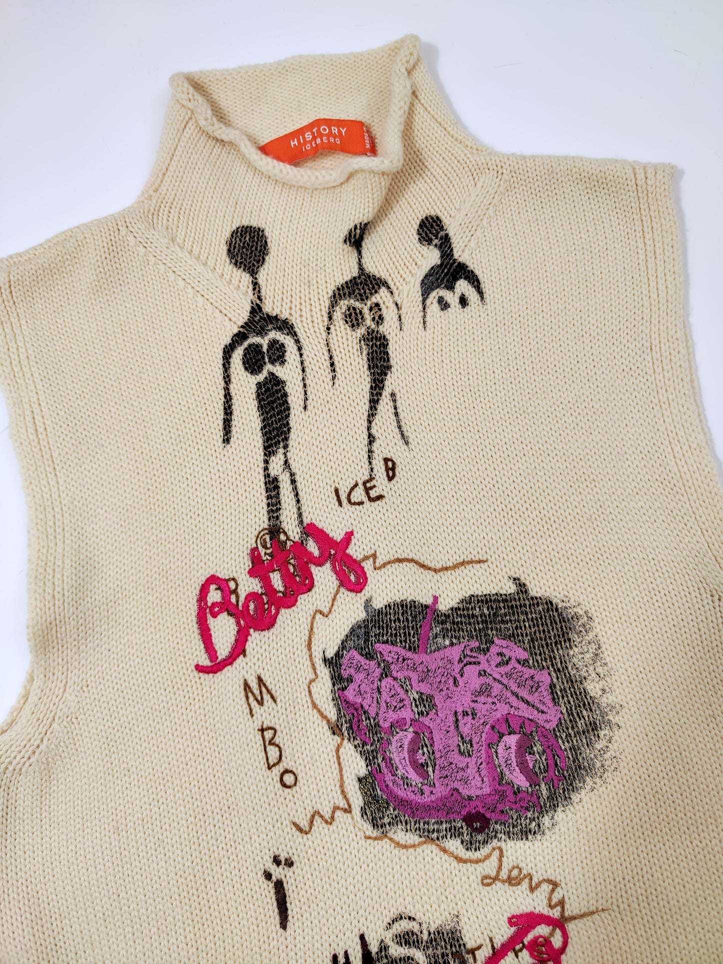 Iceberg History Gilmar Betty Boop Vintage Gilet