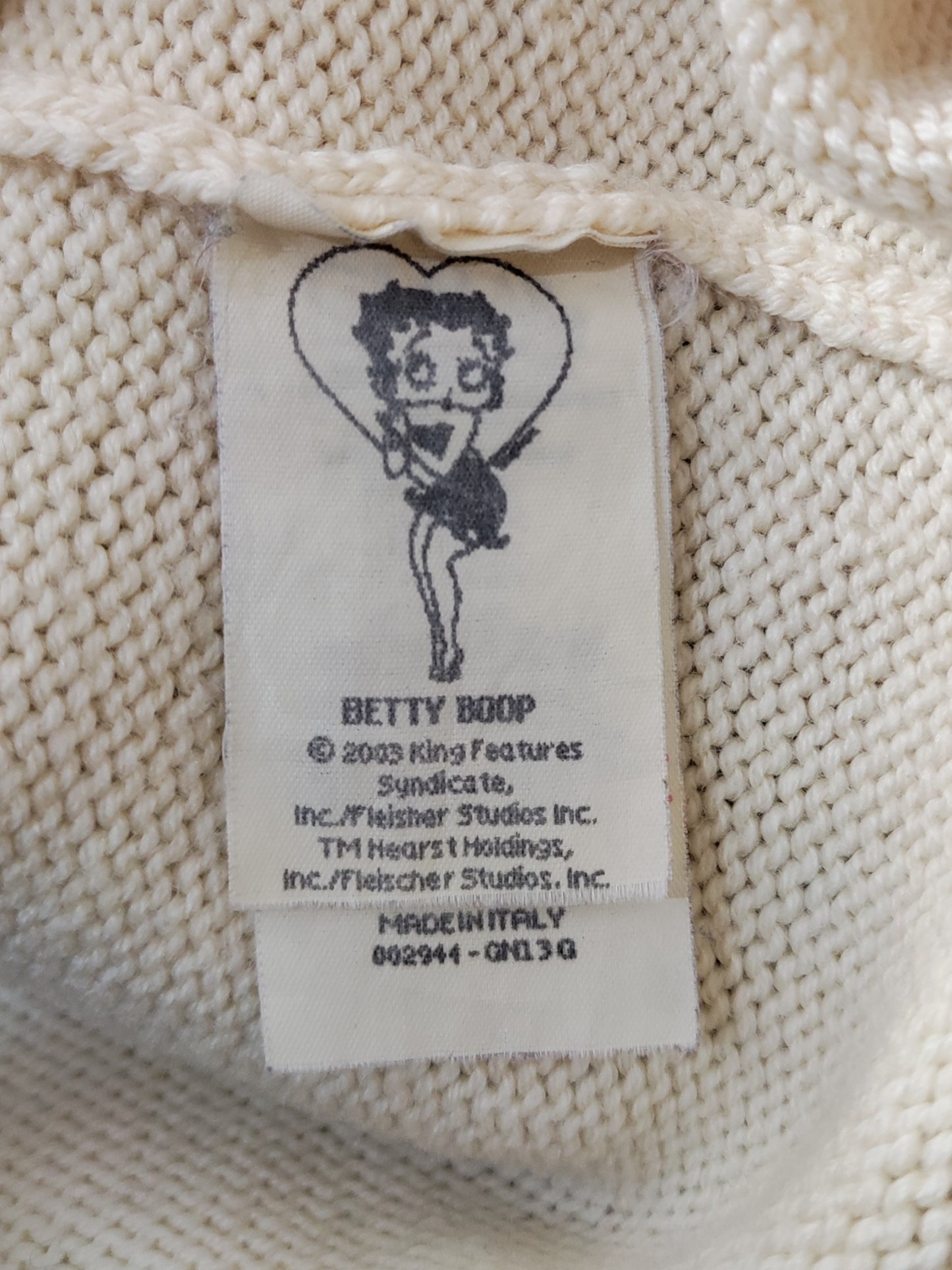 Iceberg History Gilmar Betty Boop Vintage Gilet