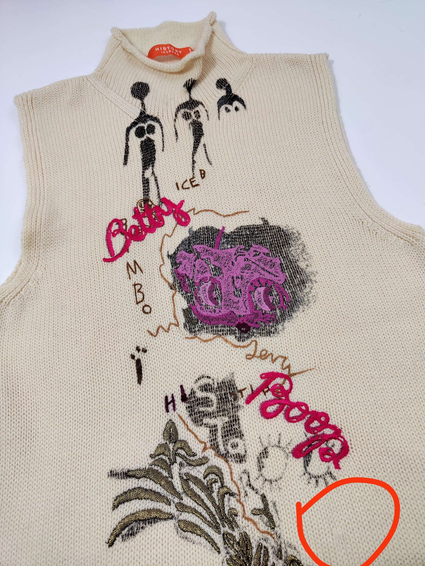 Iceberg History Gilmar Betty Boop Vintage Gilet