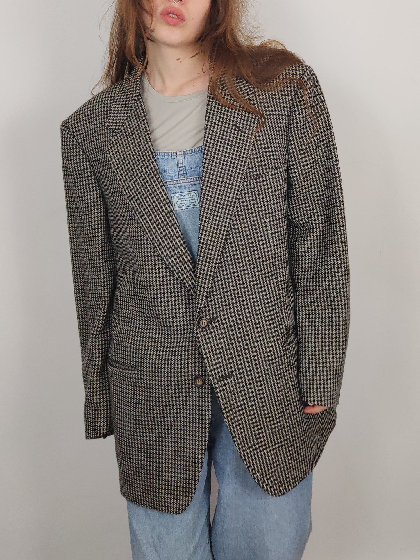 Vintage Tailored Wool Blazer