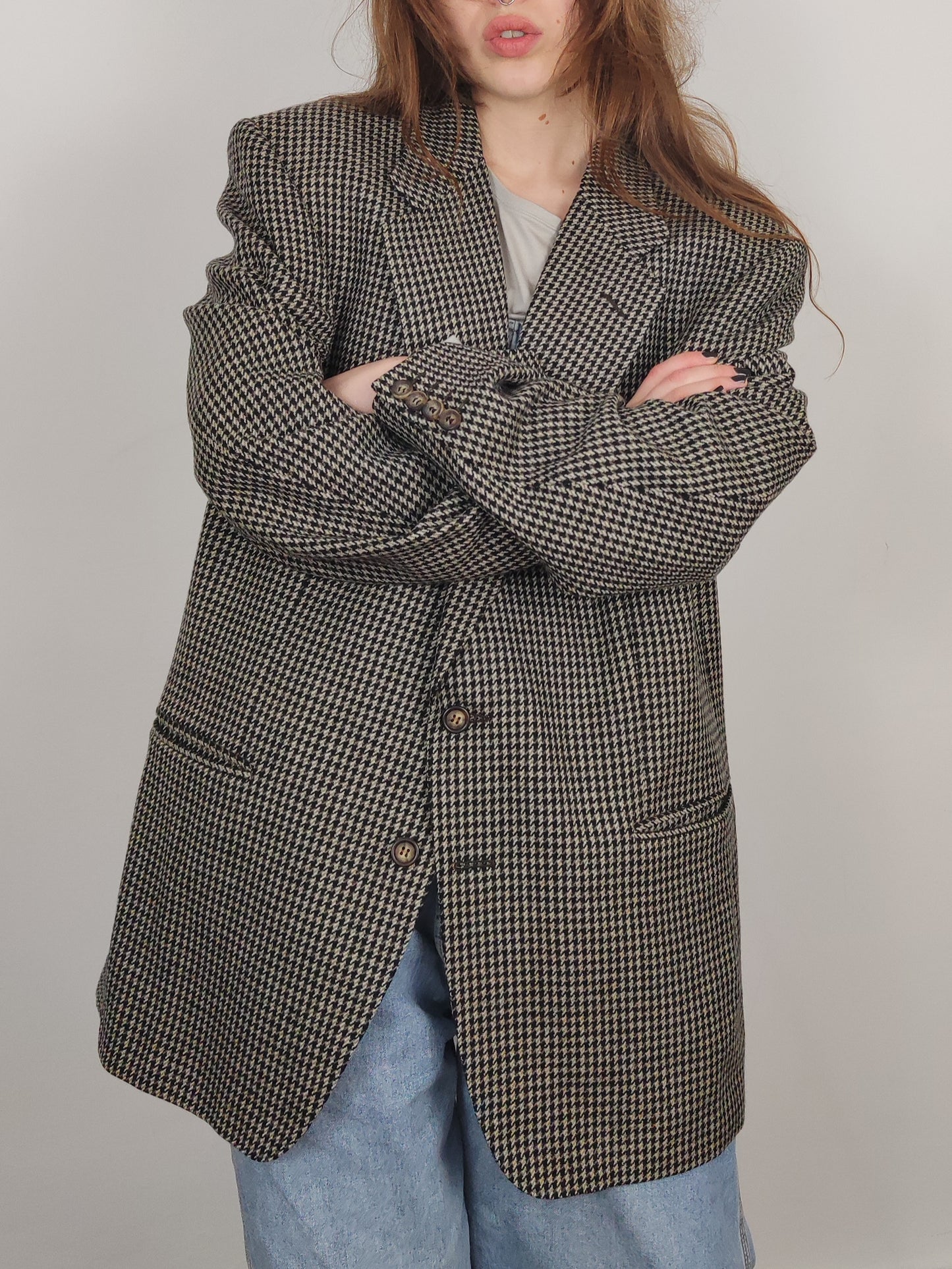 Vintage Tailored Wool Blazer