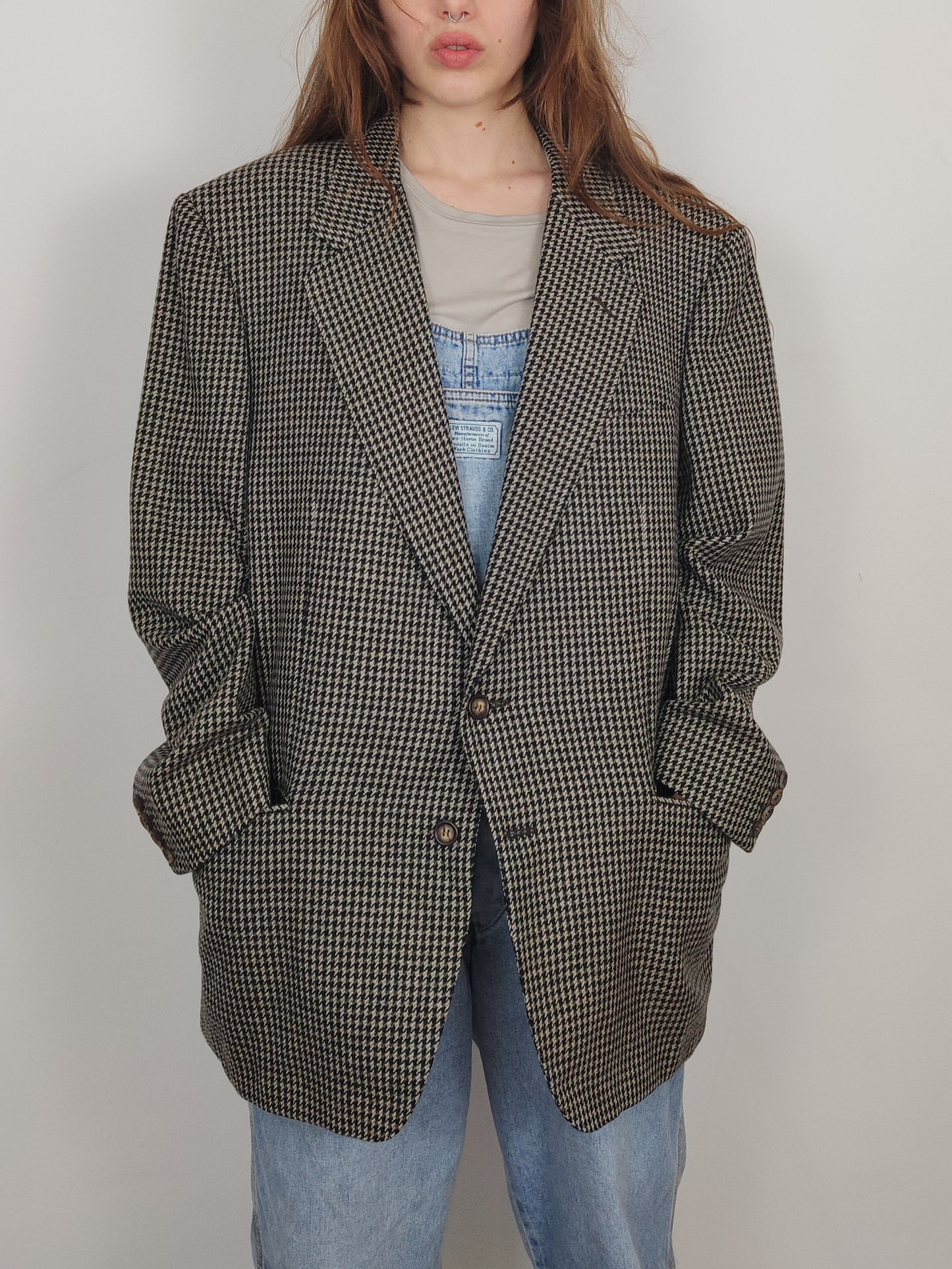 Vintage Tailored Wool Blazer
