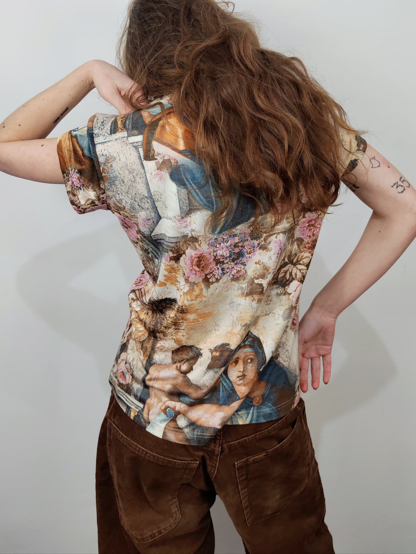 '90s Vintage Print Top
