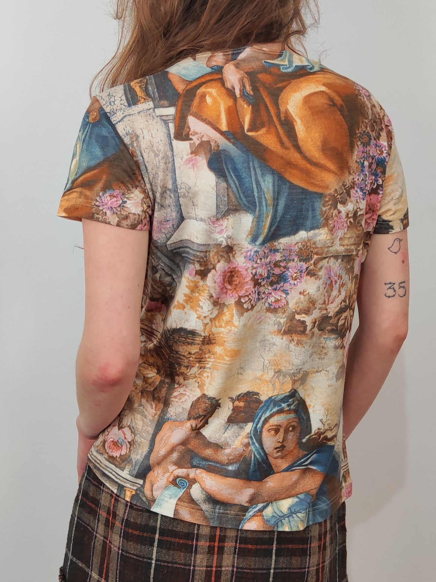 '90s Vintage Print Top