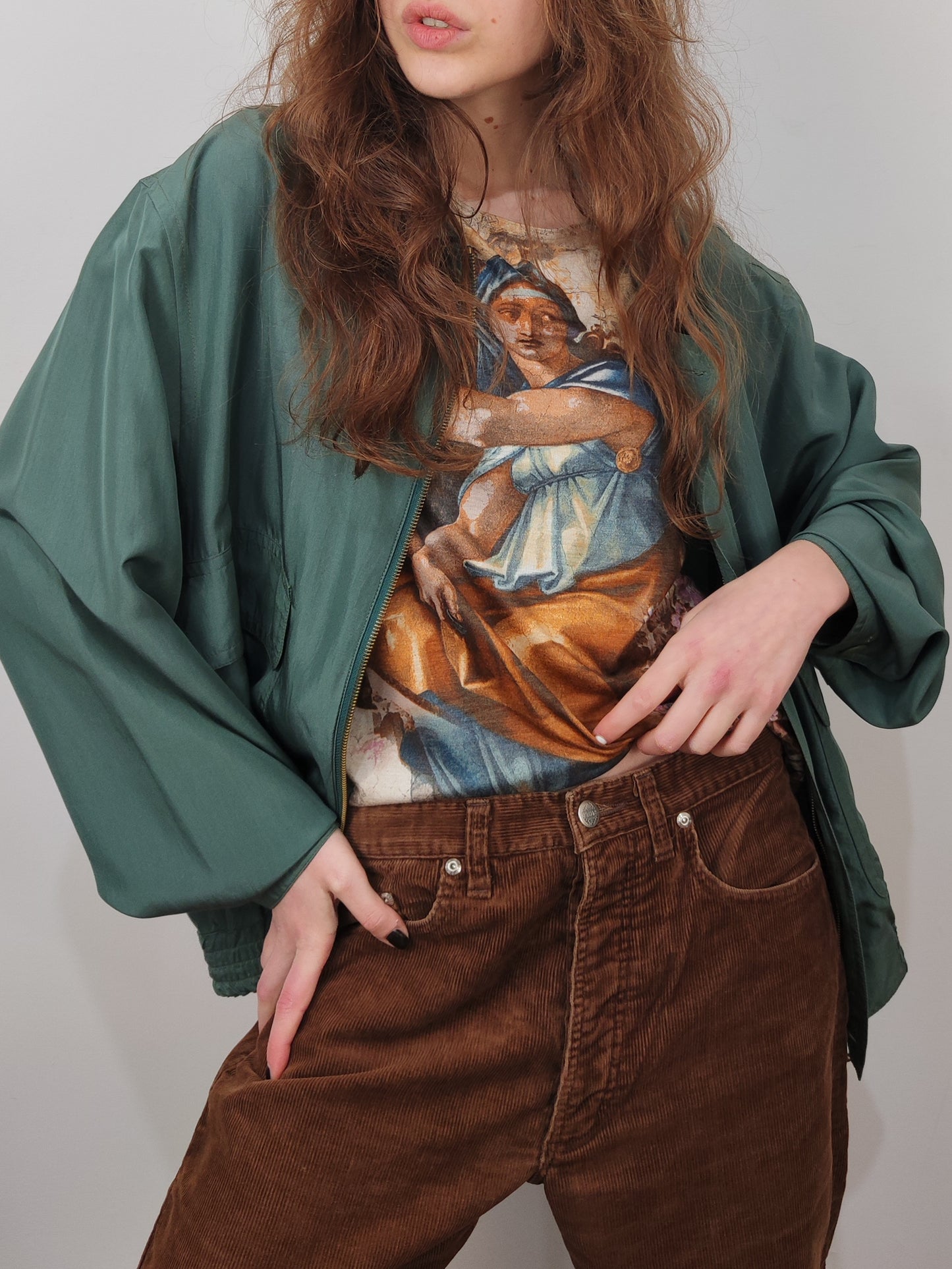 '90s Vintage Print Top