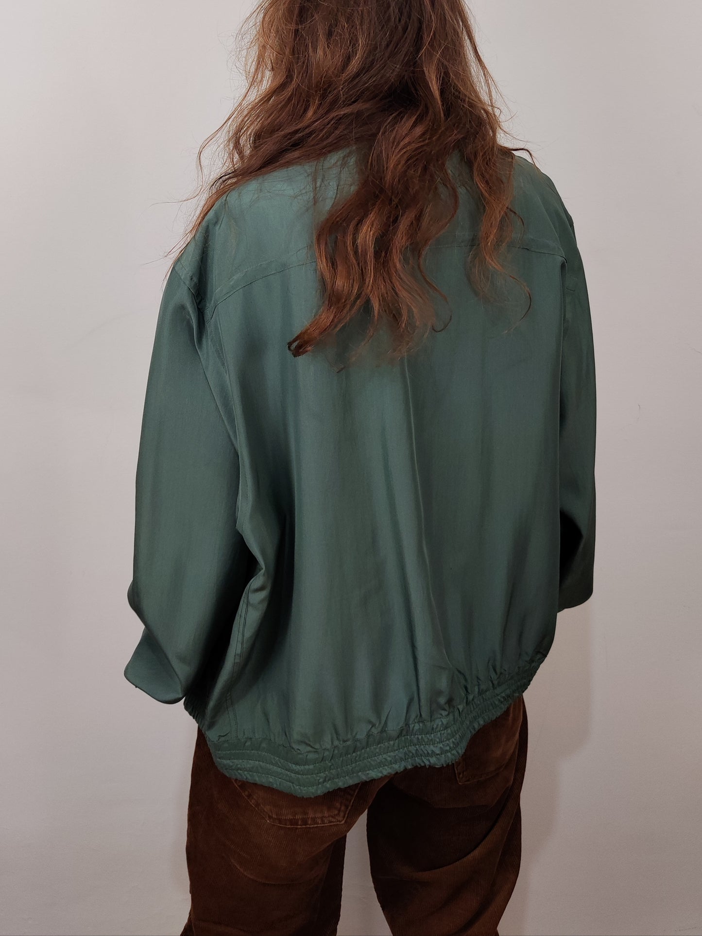 100% Silk Bomber