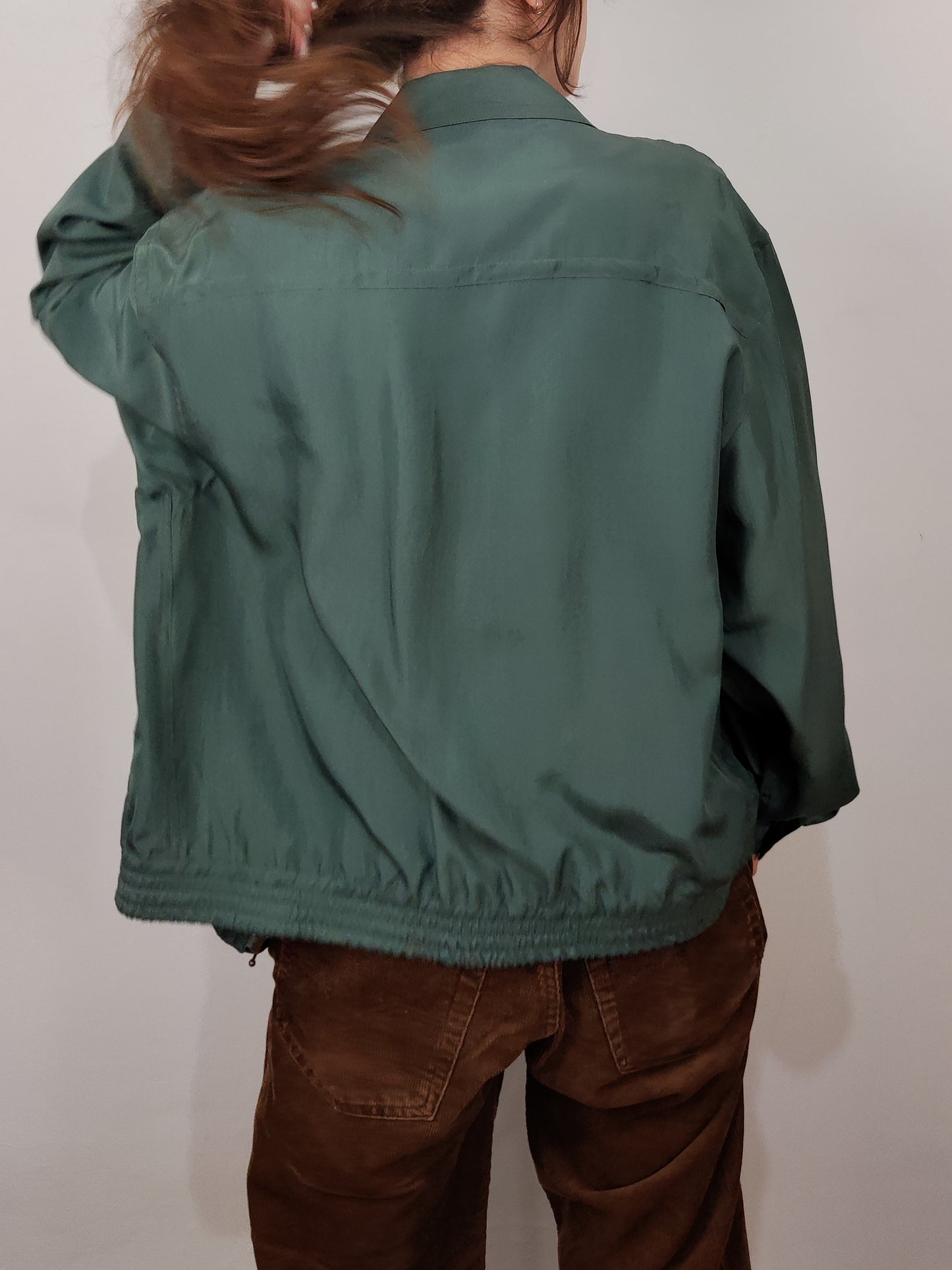100% Silk Bomber