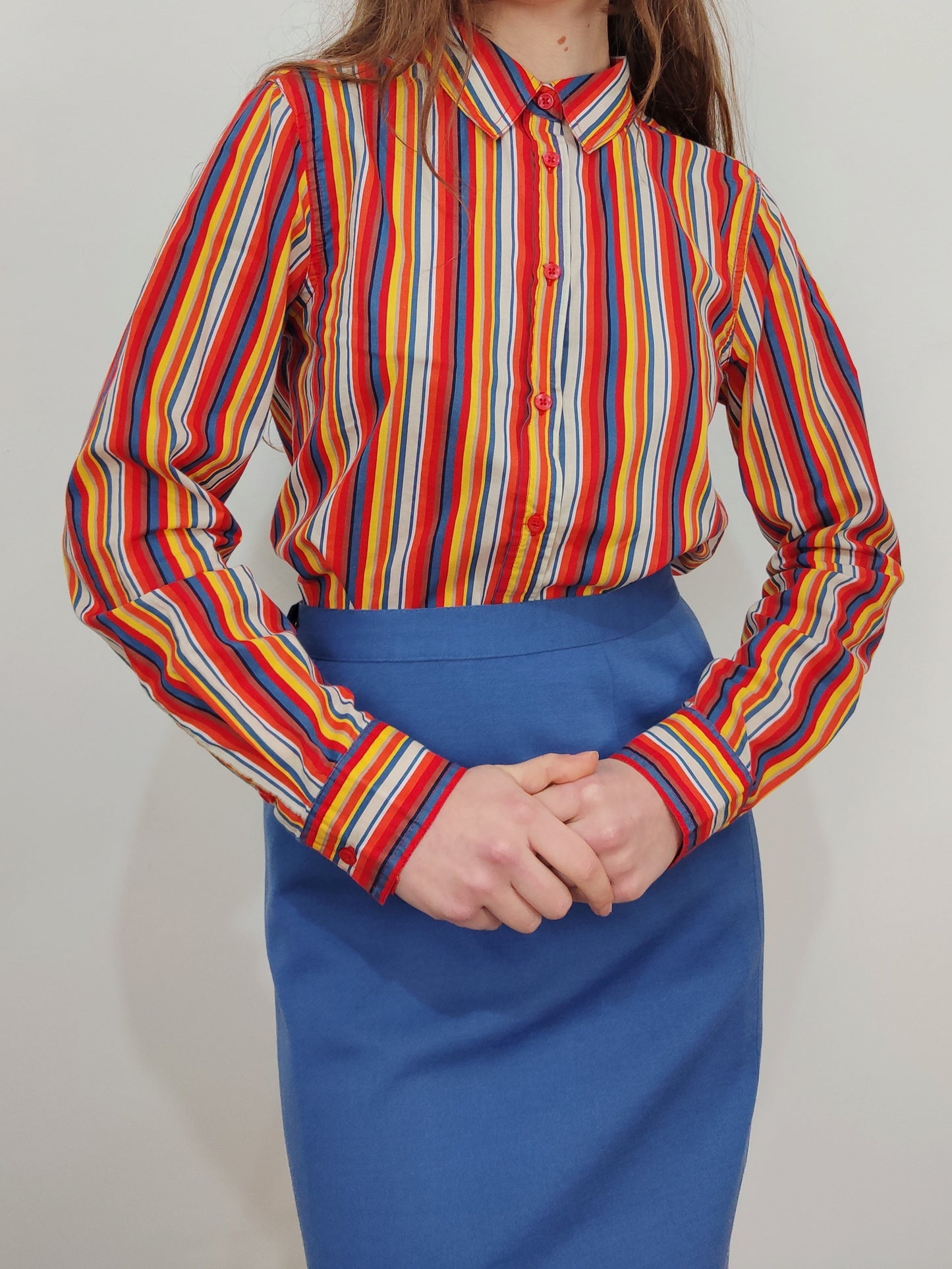 100%Cotton UCB Striped Shirt