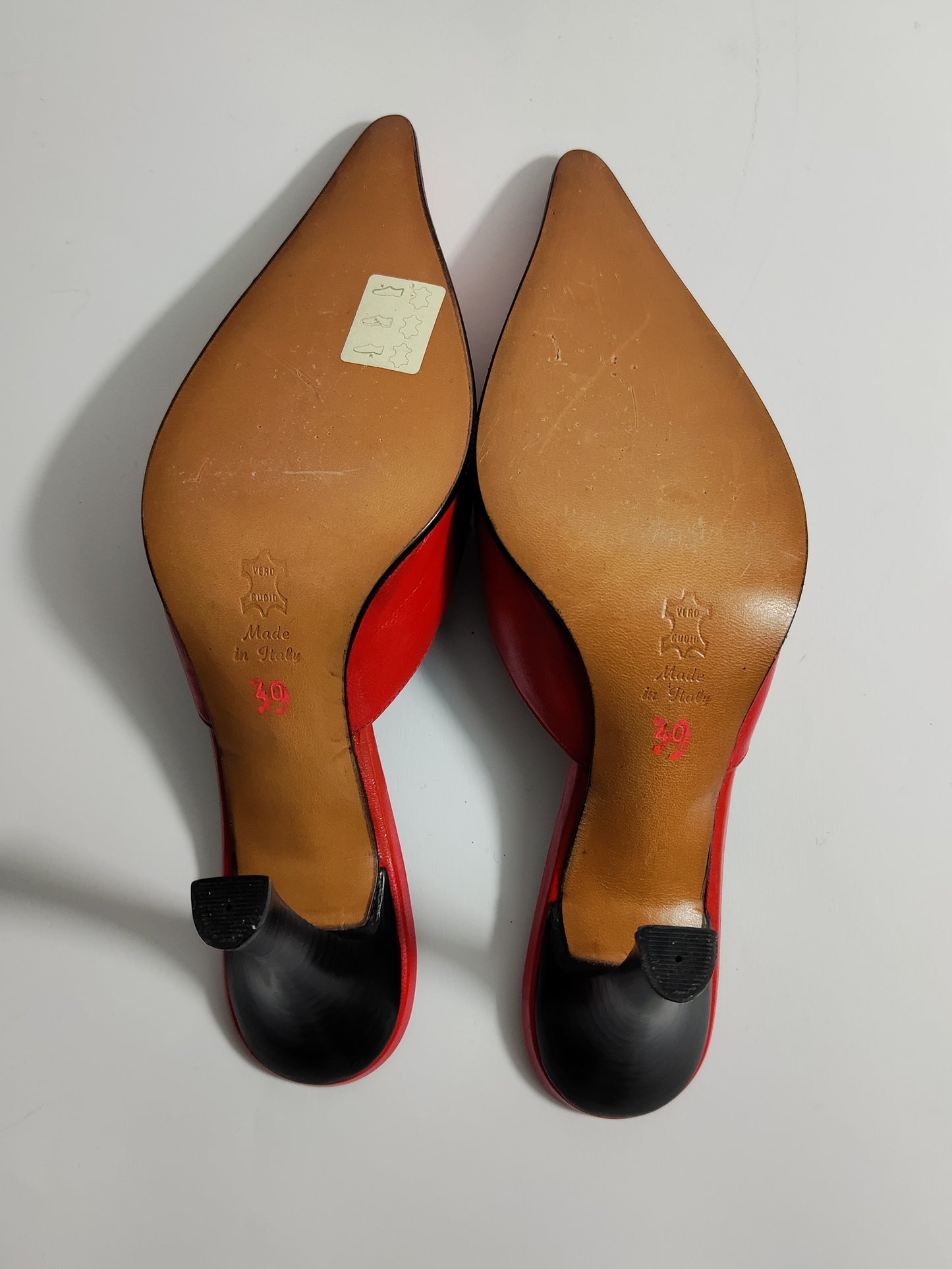 Vintage Leather Mules