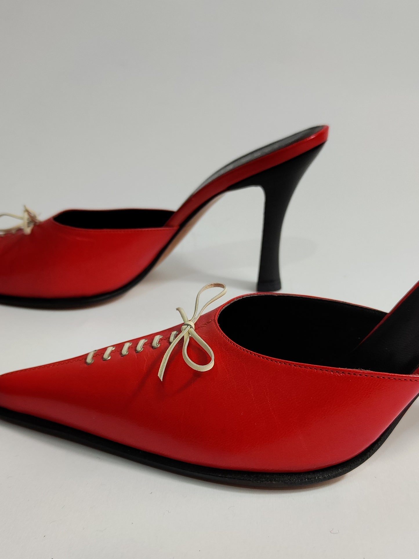 Vintage Leather Mules