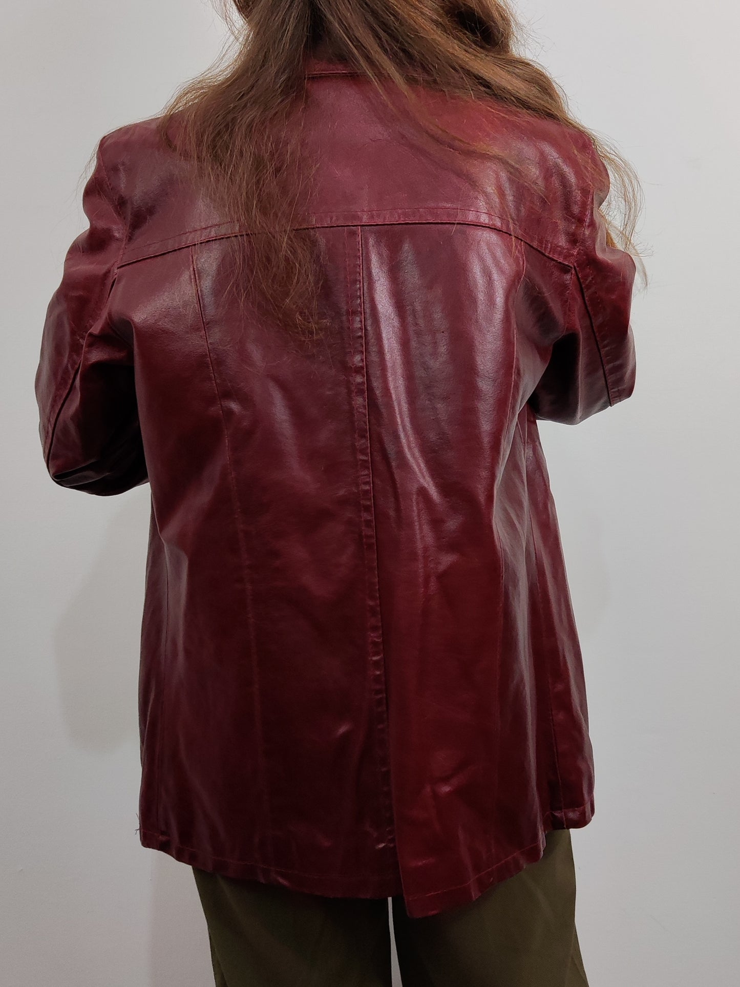 Vintage Leather Blazer